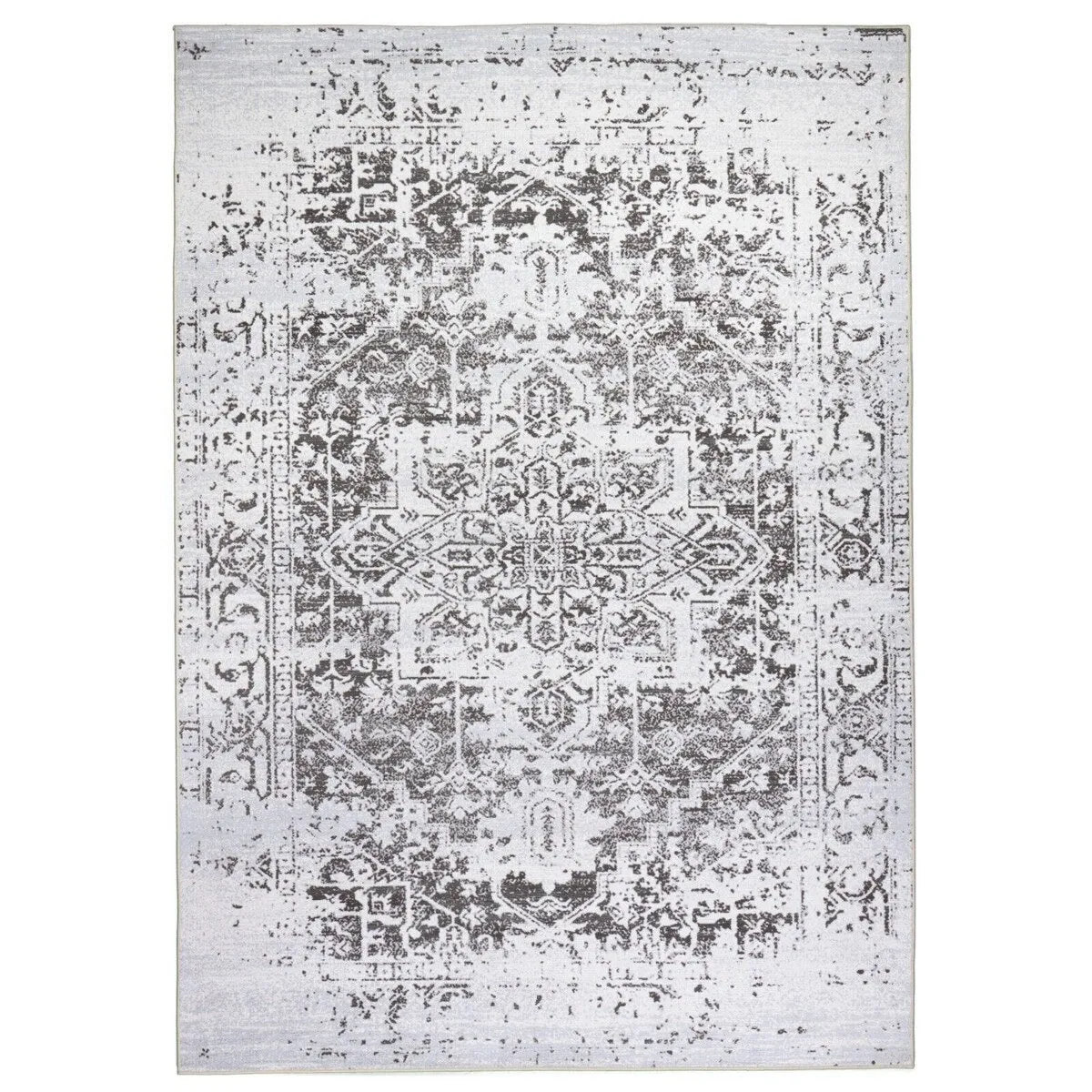 Playa Rug Machine Washable Area Rug Non Slip Backing Himalayas Vintage-Modern Floral Traditional Abstract Design