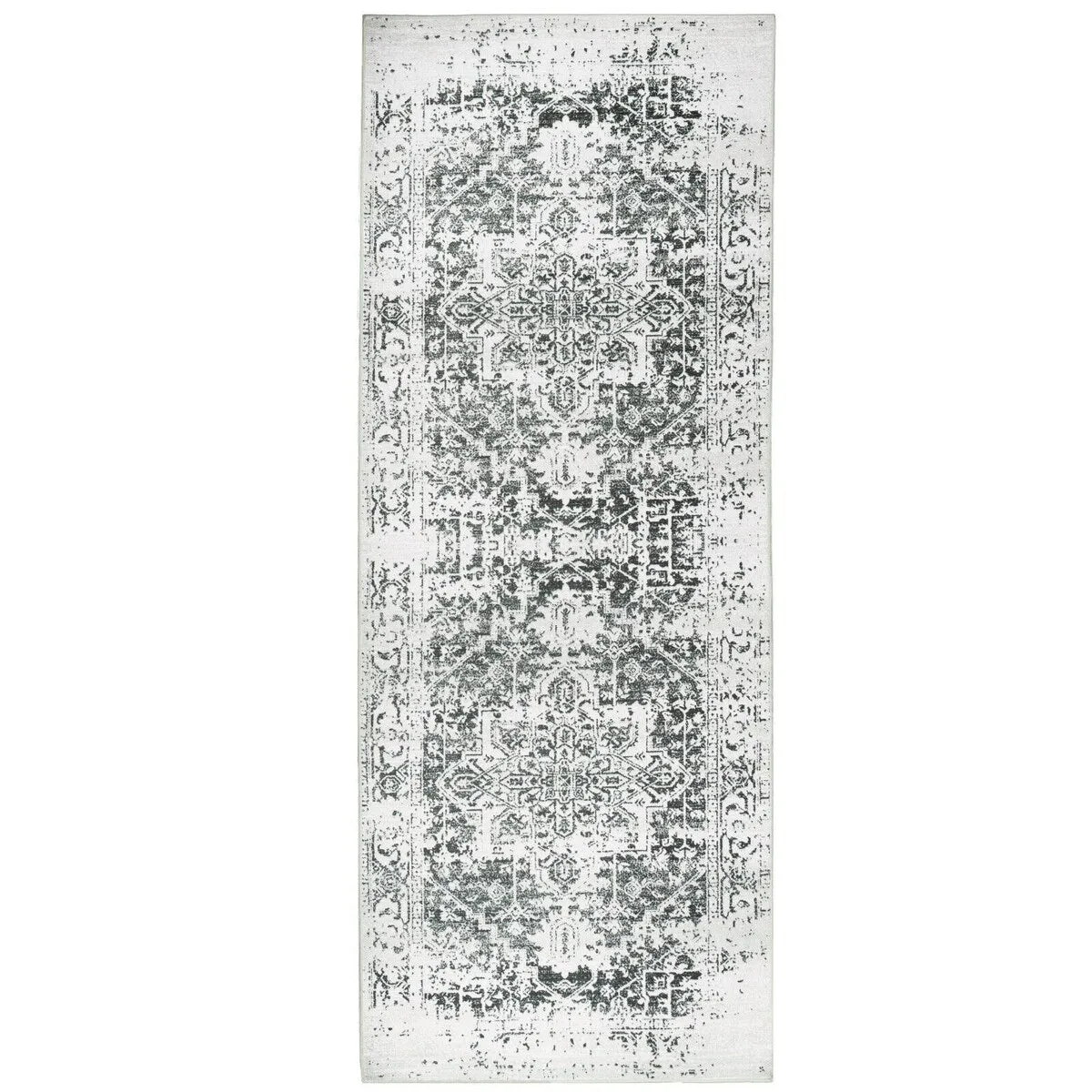 Playa Rug Machine Washable Area Rug Non Slip Backing Himalayas Vintage-Modern Floral Traditional Abstract Design