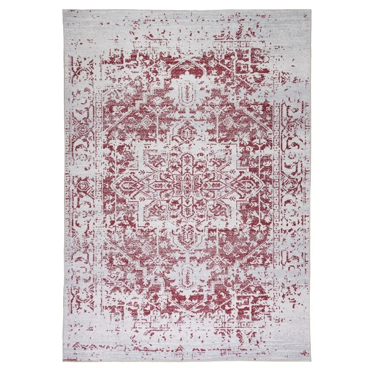 Playa Rug Machine Washable Area Rug Non Slip Backing Himalayas Vintage-Modern Floral Traditional Abstract Design