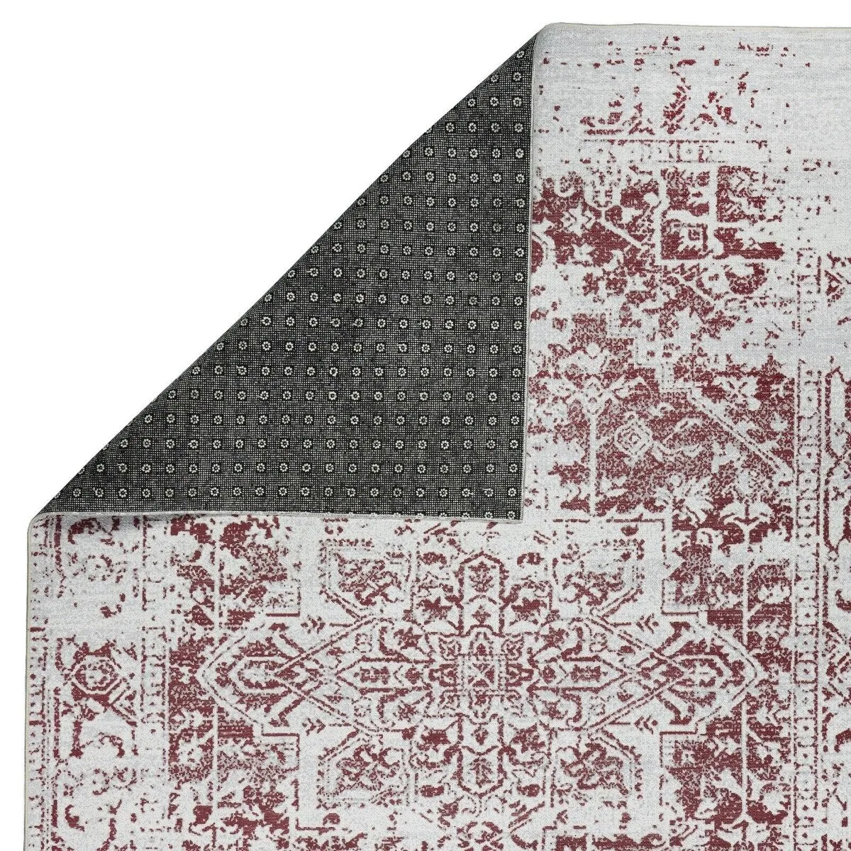 Playa Rug Machine Washable Area Rug Non Slip Backing Himalayas Vintage-Modern Floral Traditional Abstract Design