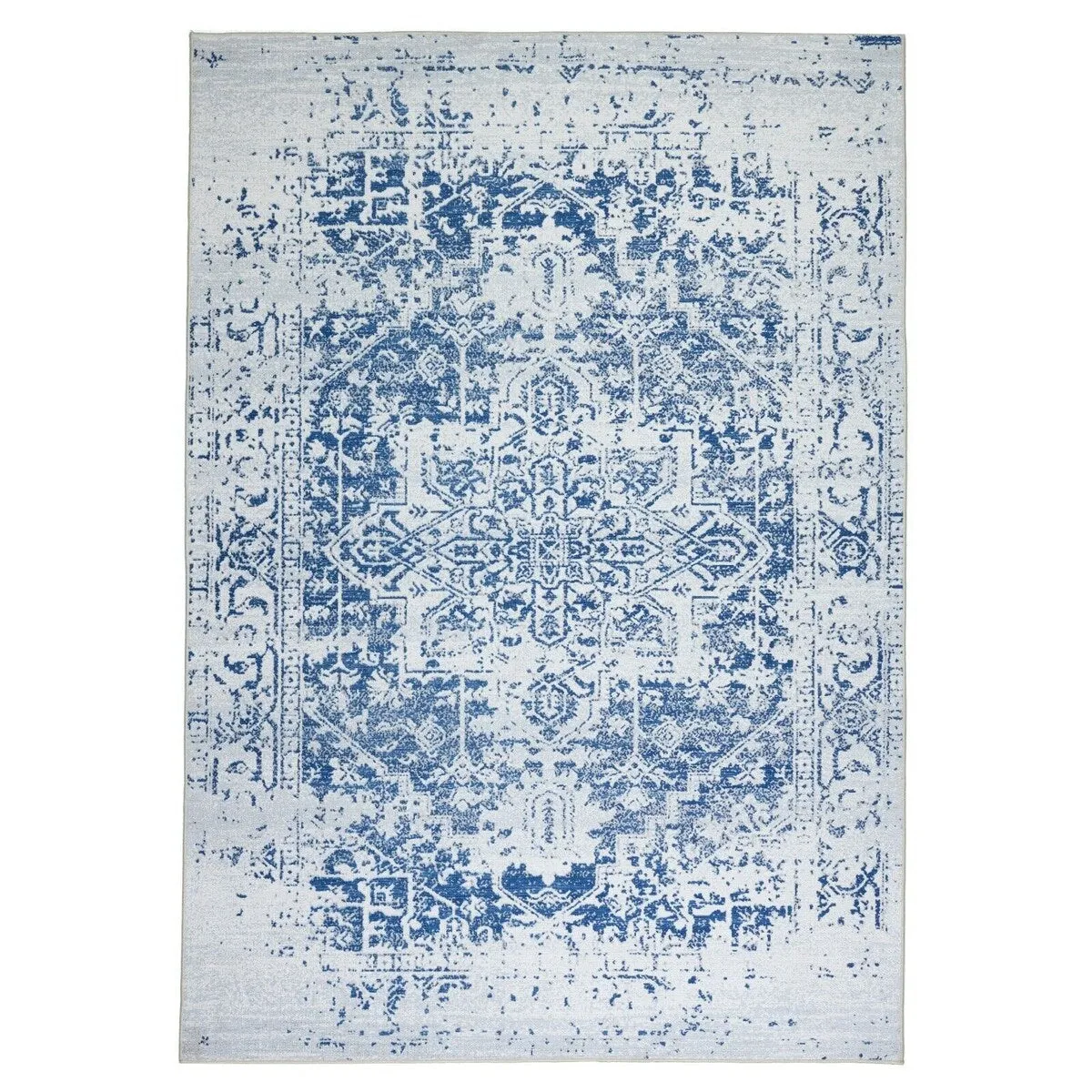 Playa Rug Machine Washable Area Rug Non Slip Backing Himalayas Vintage-Modern Floral Traditional Abstract Design