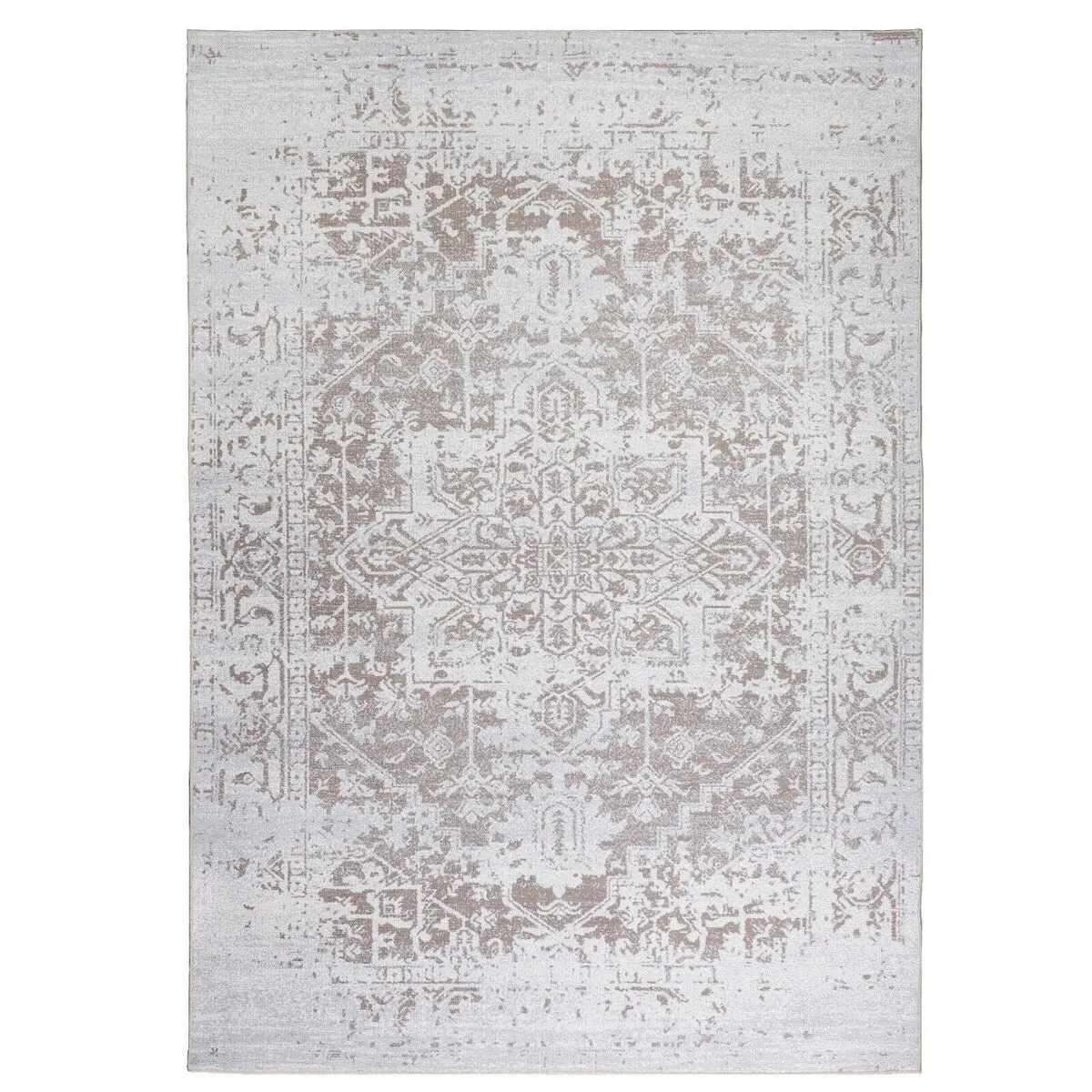 Playa Rug Machine Washable Area Rug Non Slip Backing Himalayas Vintage-Modern Floral Traditional Abstract Design