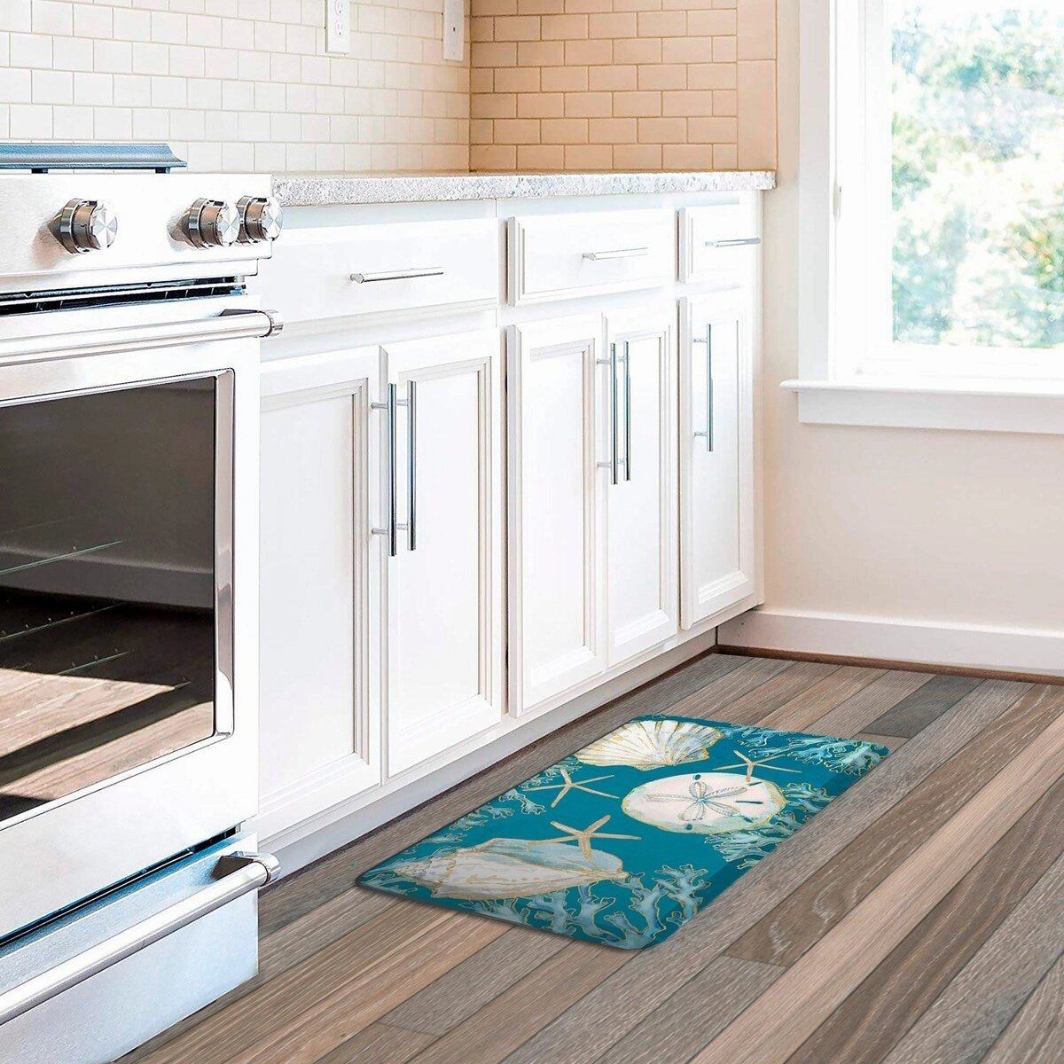 Playa Shells Anti-Fatigue Kitchen Mat 20X30 - 20 x 30