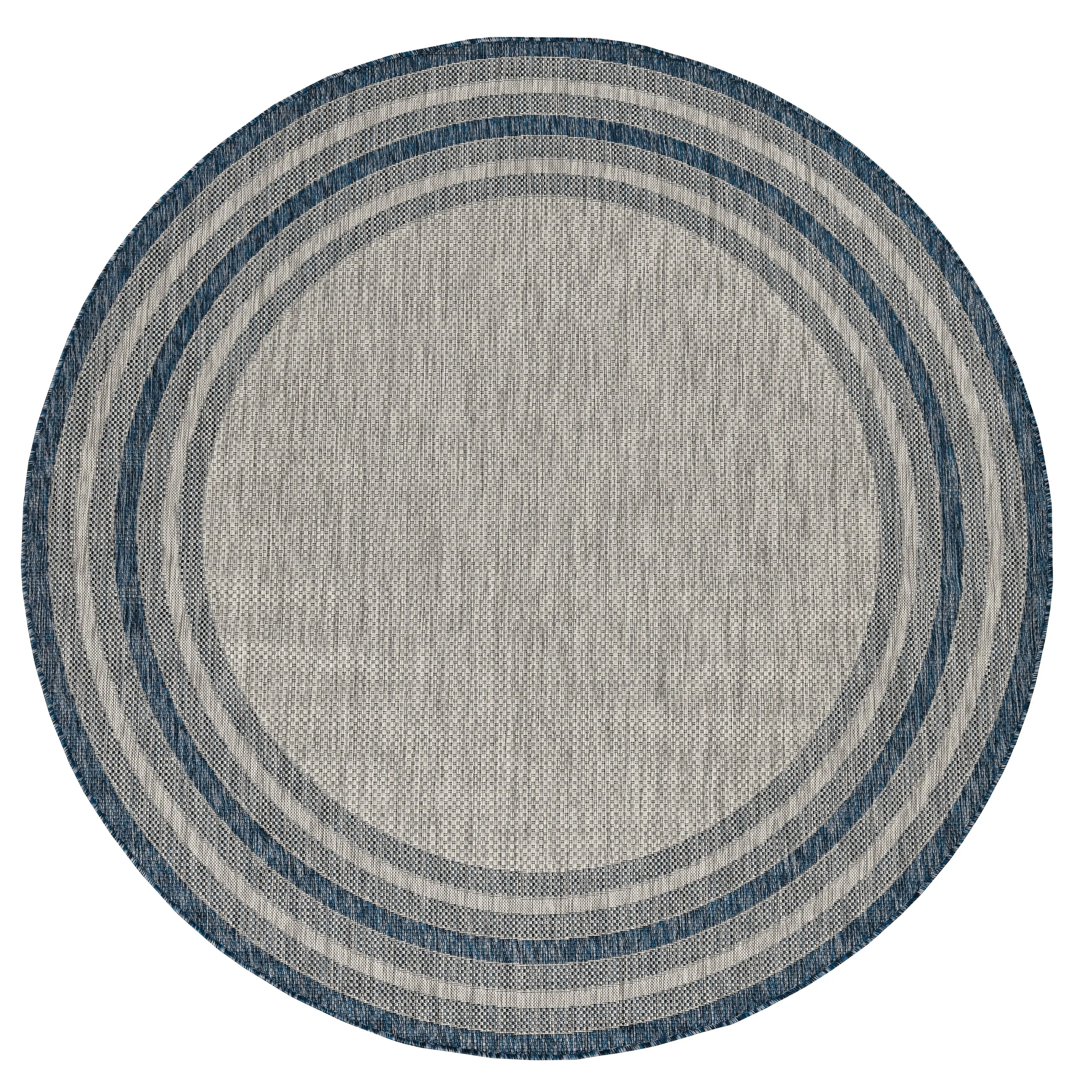 Porch & Den Costelloe Textured Border Area Rug