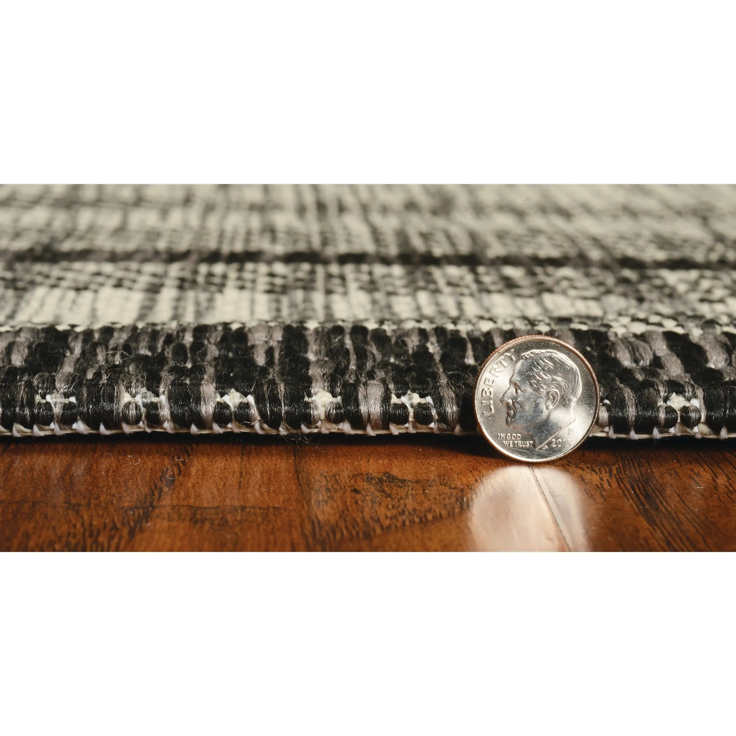 Porch & Den Costelloe Textured Border Area Rug