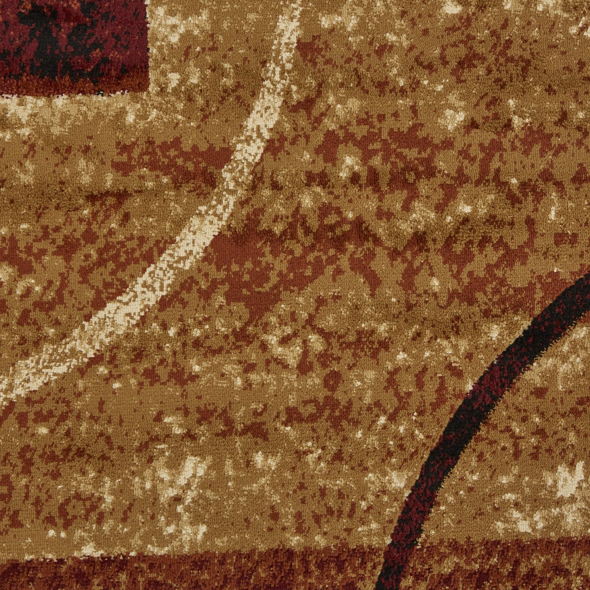 Porch & Den Fellsway Red Rectangle Plush Indoor Area Rug
