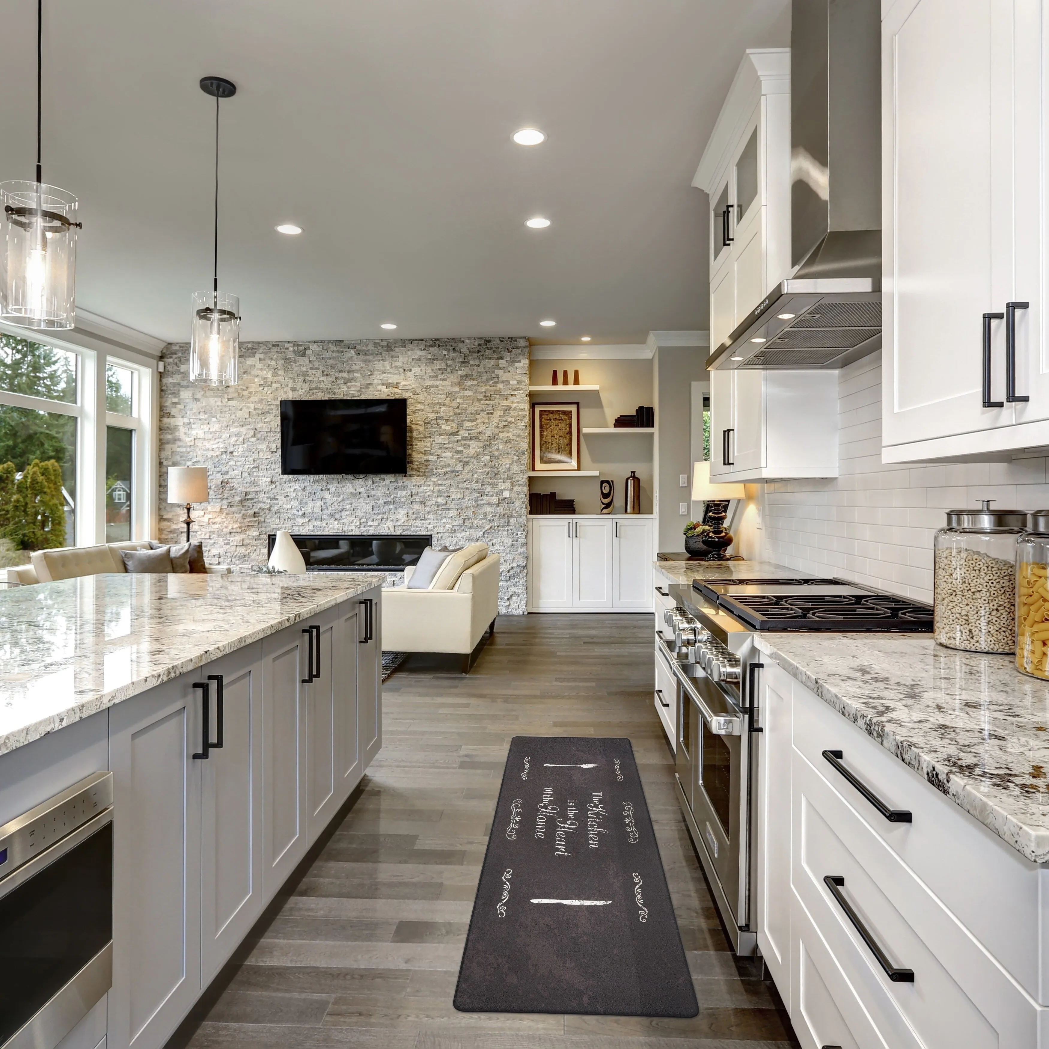 Porch & Den 'Kitchen is the Heart of the Home' Anti-fatigue Mat