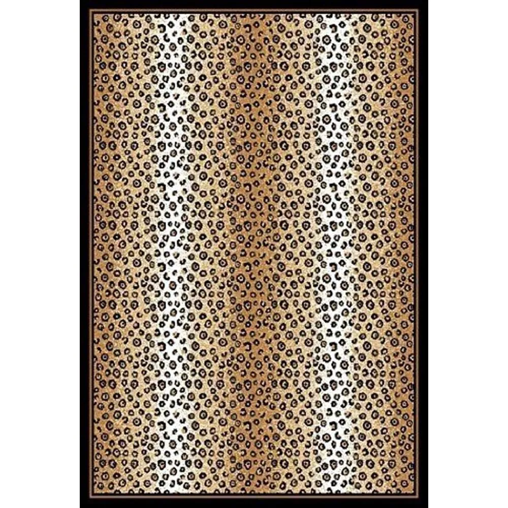 Porch & Den La Carter Brown Cheetah Print Area Rug