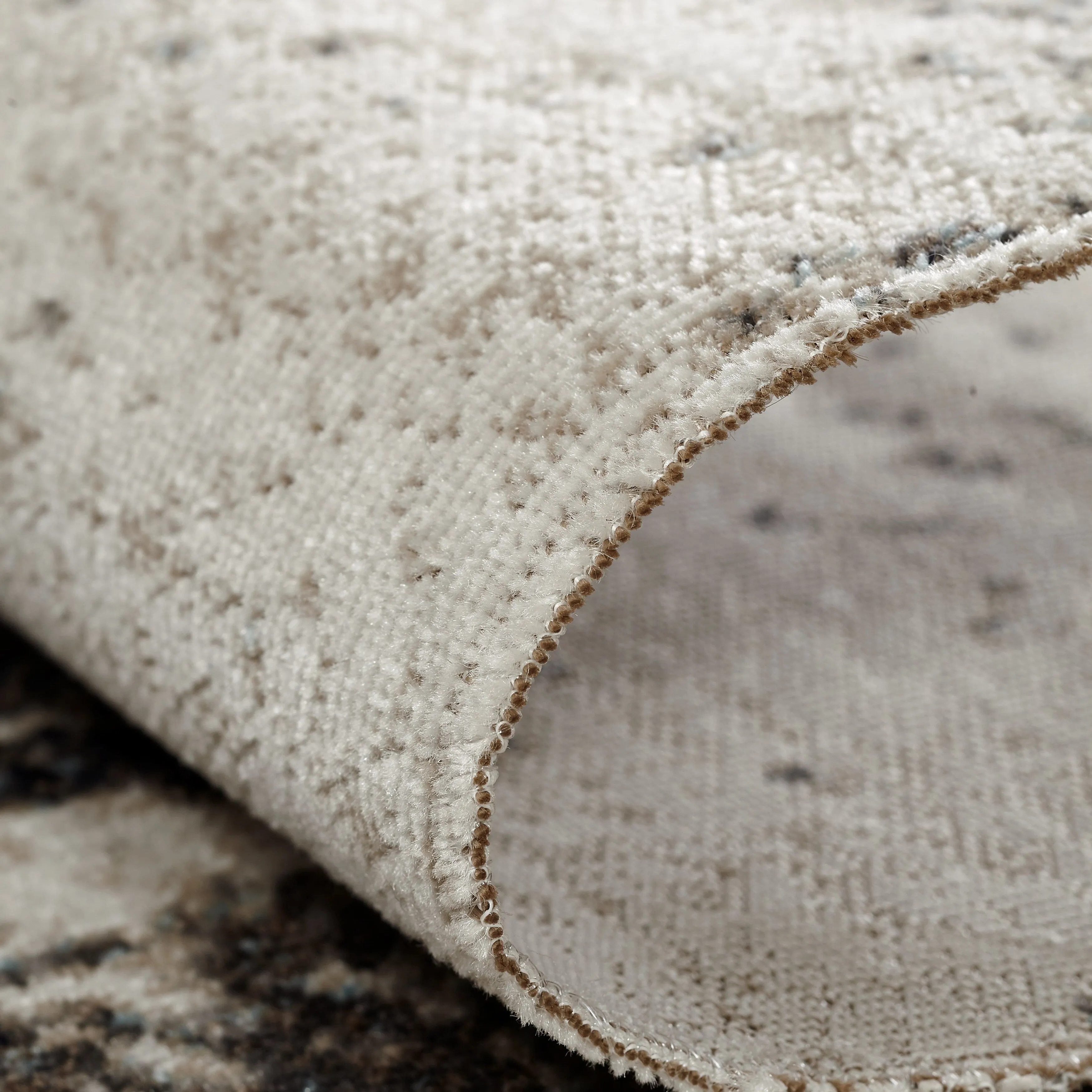 Porch & Den Polyantha Distressed Grey Abstract Indoor/Outdoor Area Rug