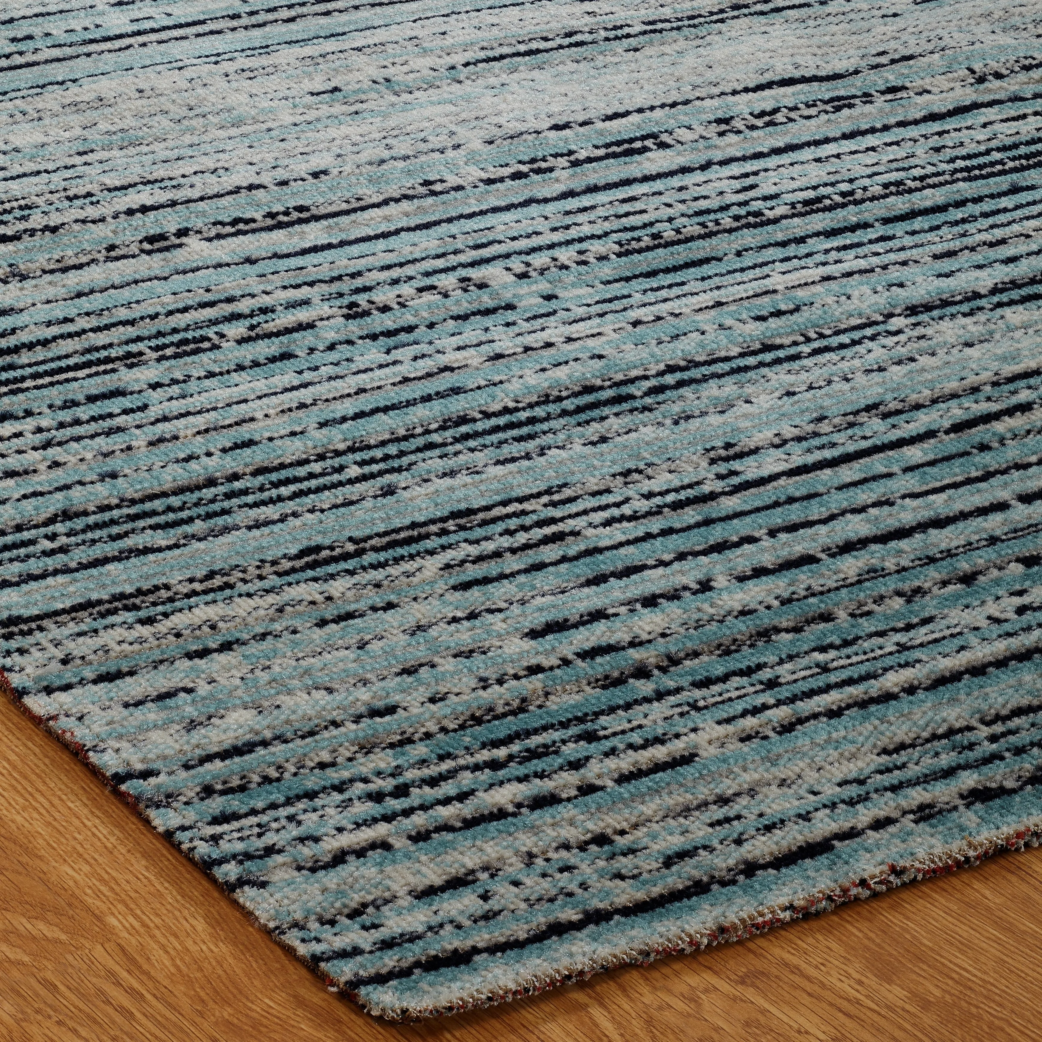 Porch & Den Ponca Distressed Stripe Indoor/Outdoor Area Rug