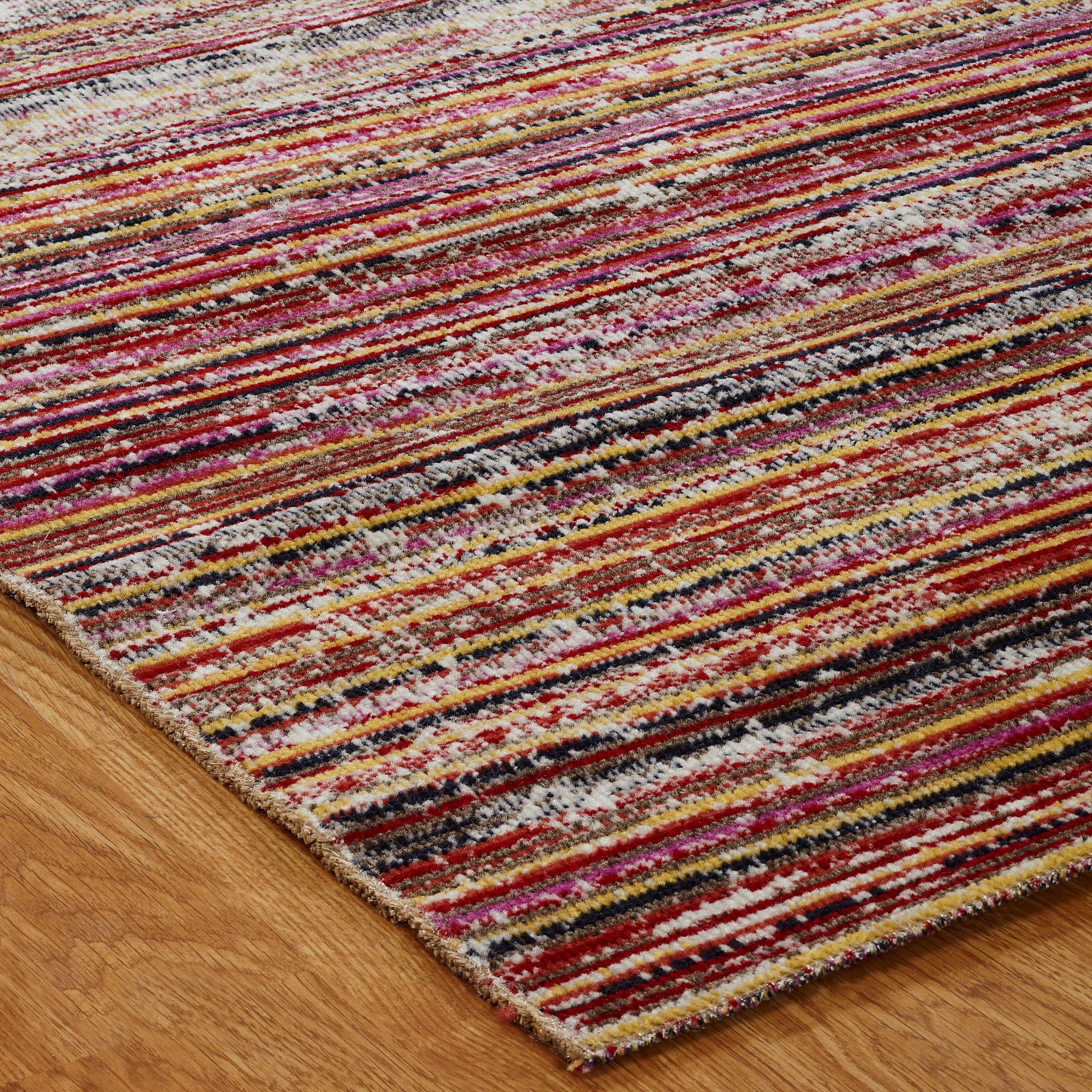 Porch & Den Ponca Distressed Stripe Indoor/Outdoor Area Rug