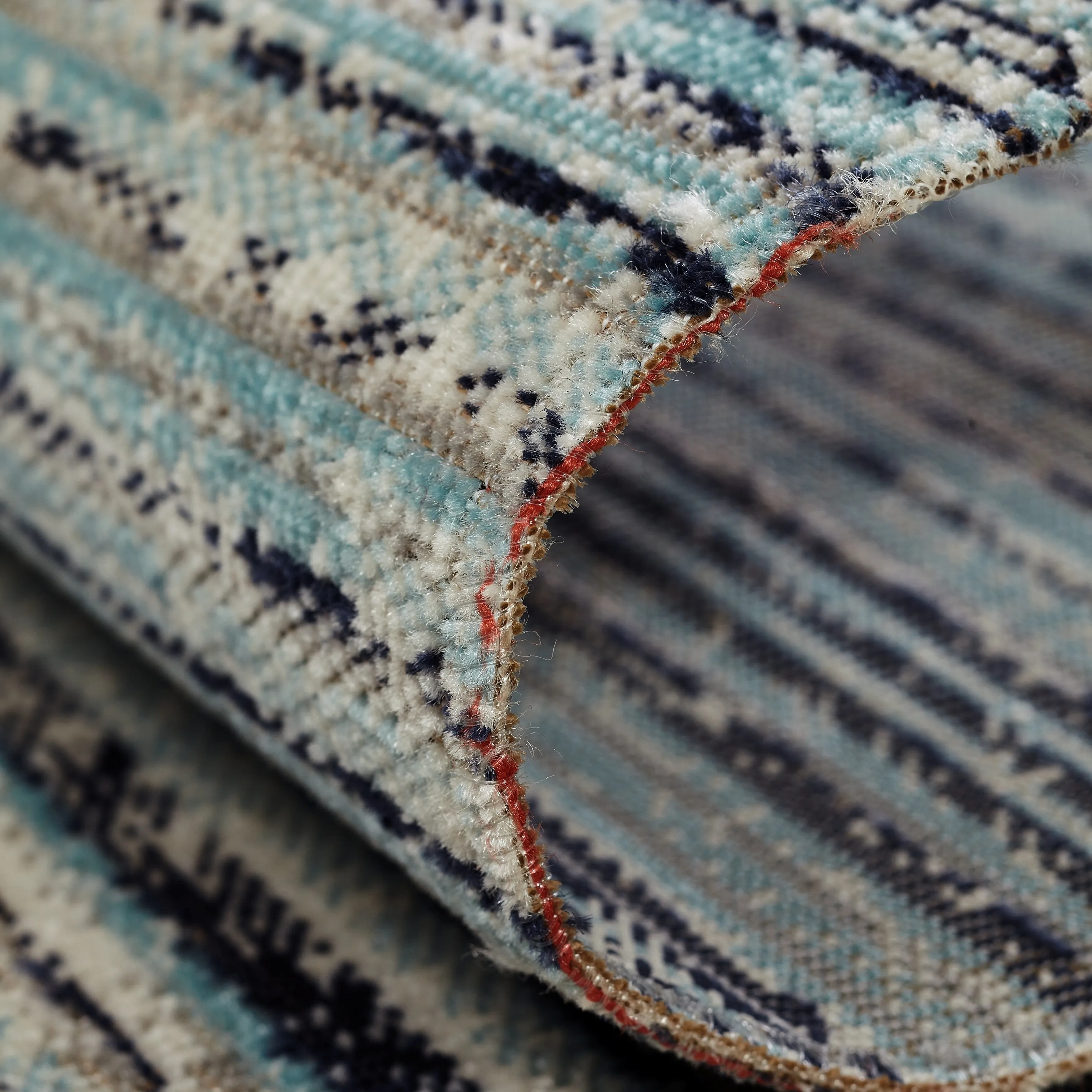 Porch & Den Ponca Distressed Stripe Indoor/Outdoor Area Rug