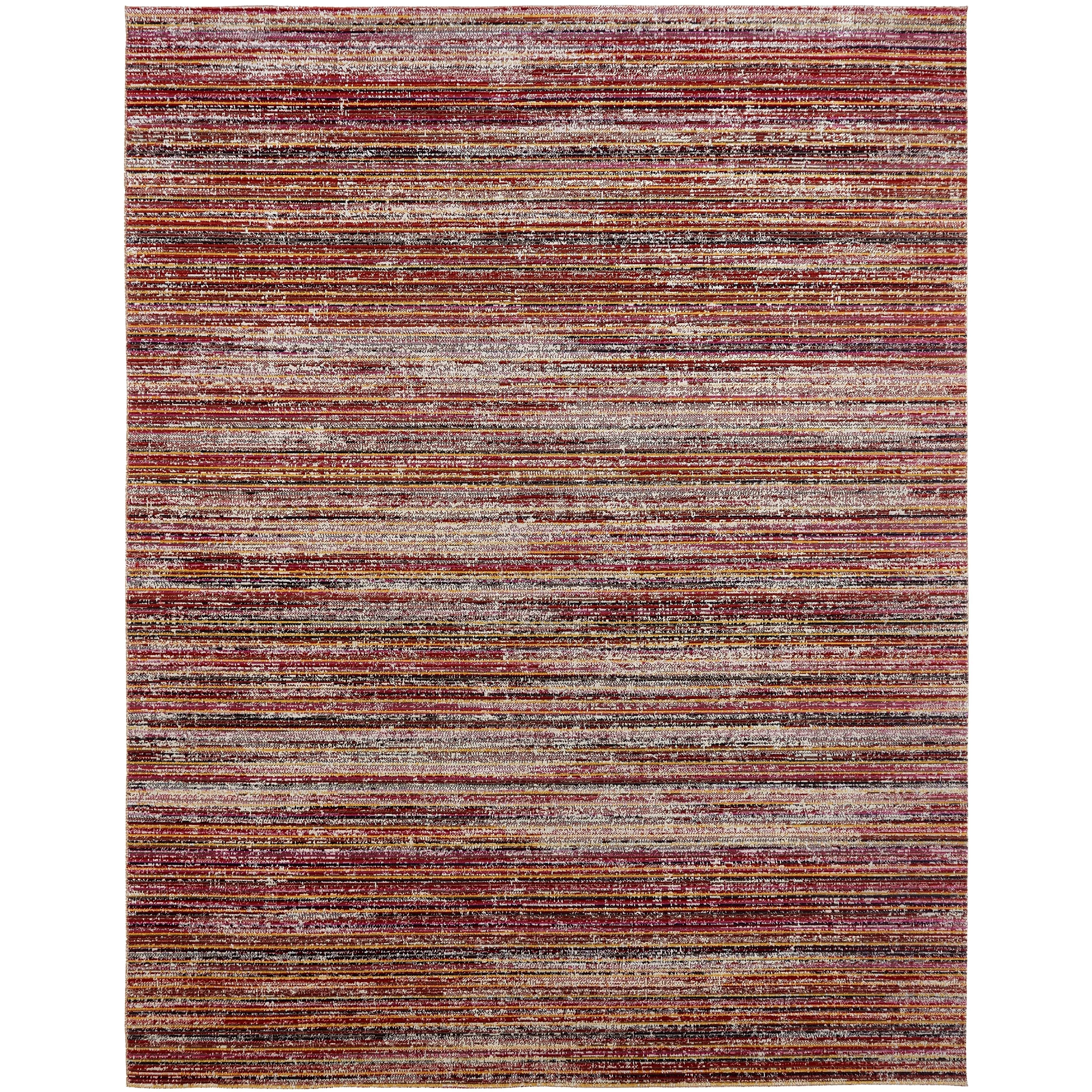 Porch & Den Ponca Distressed Stripe Indoor/Outdoor Area Rug