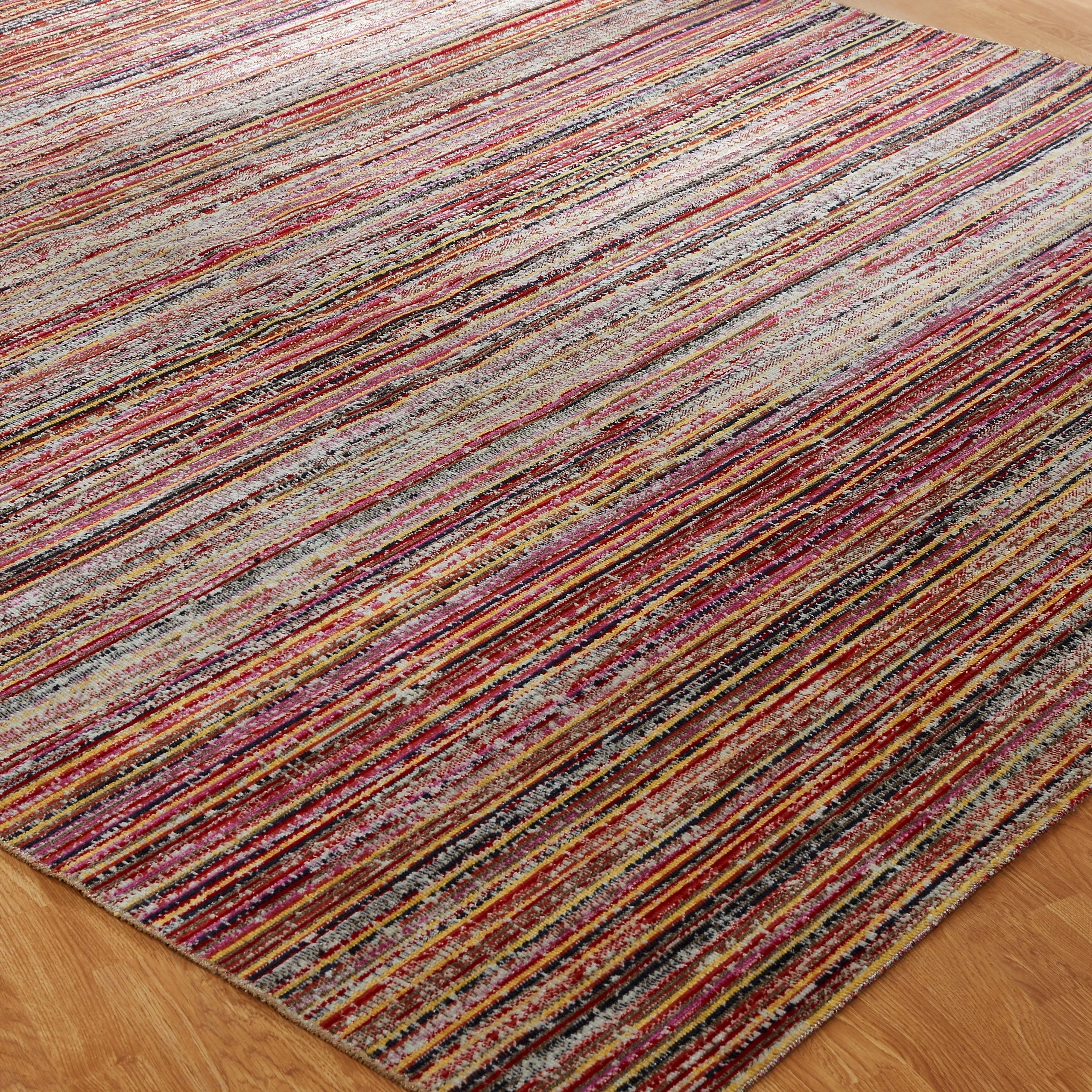 Porch & Den Ponca Distressed Stripe Indoor/Outdoor Area Rug