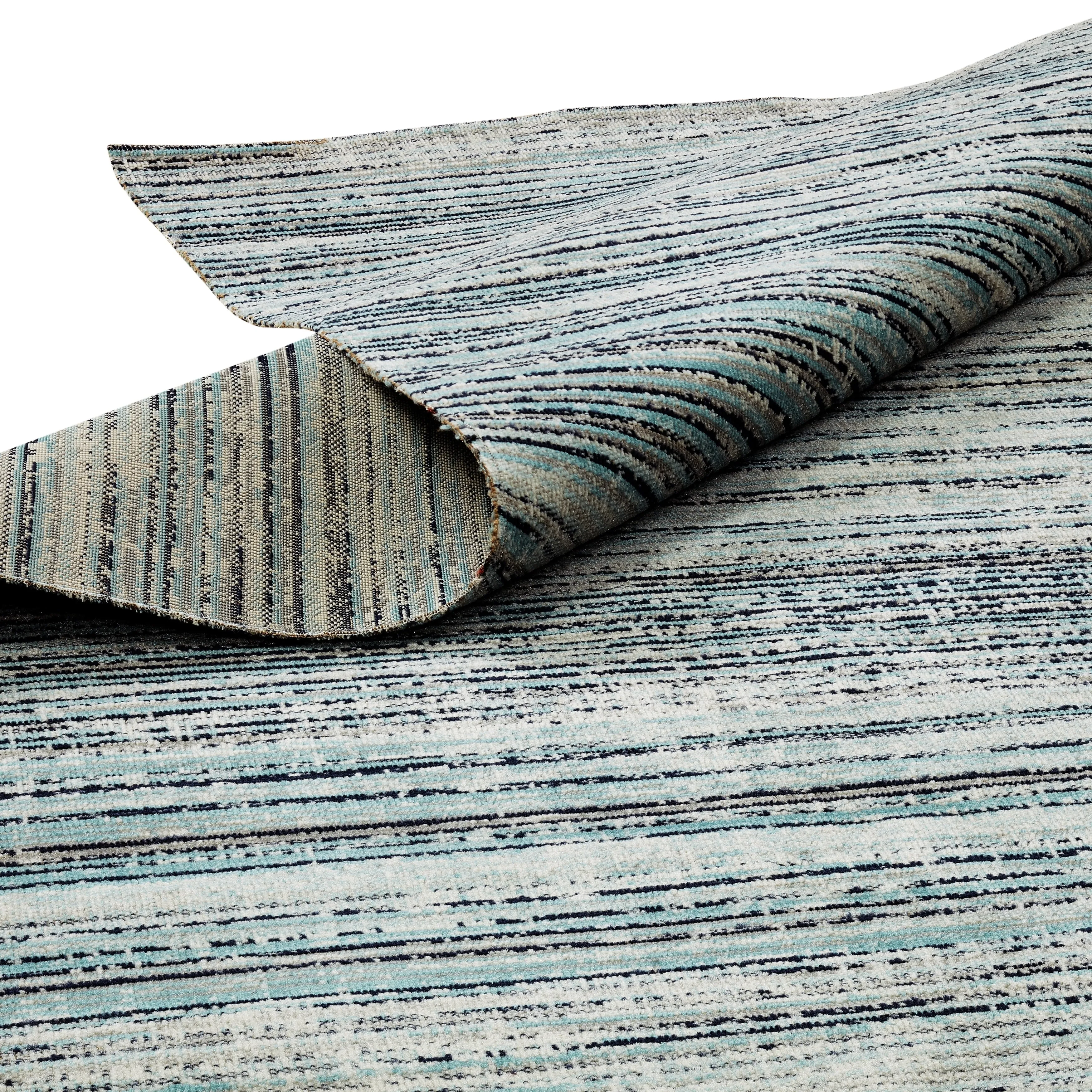 Porch & Den Ponca Distressed Stripe Indoor/Outdoor Area Rug