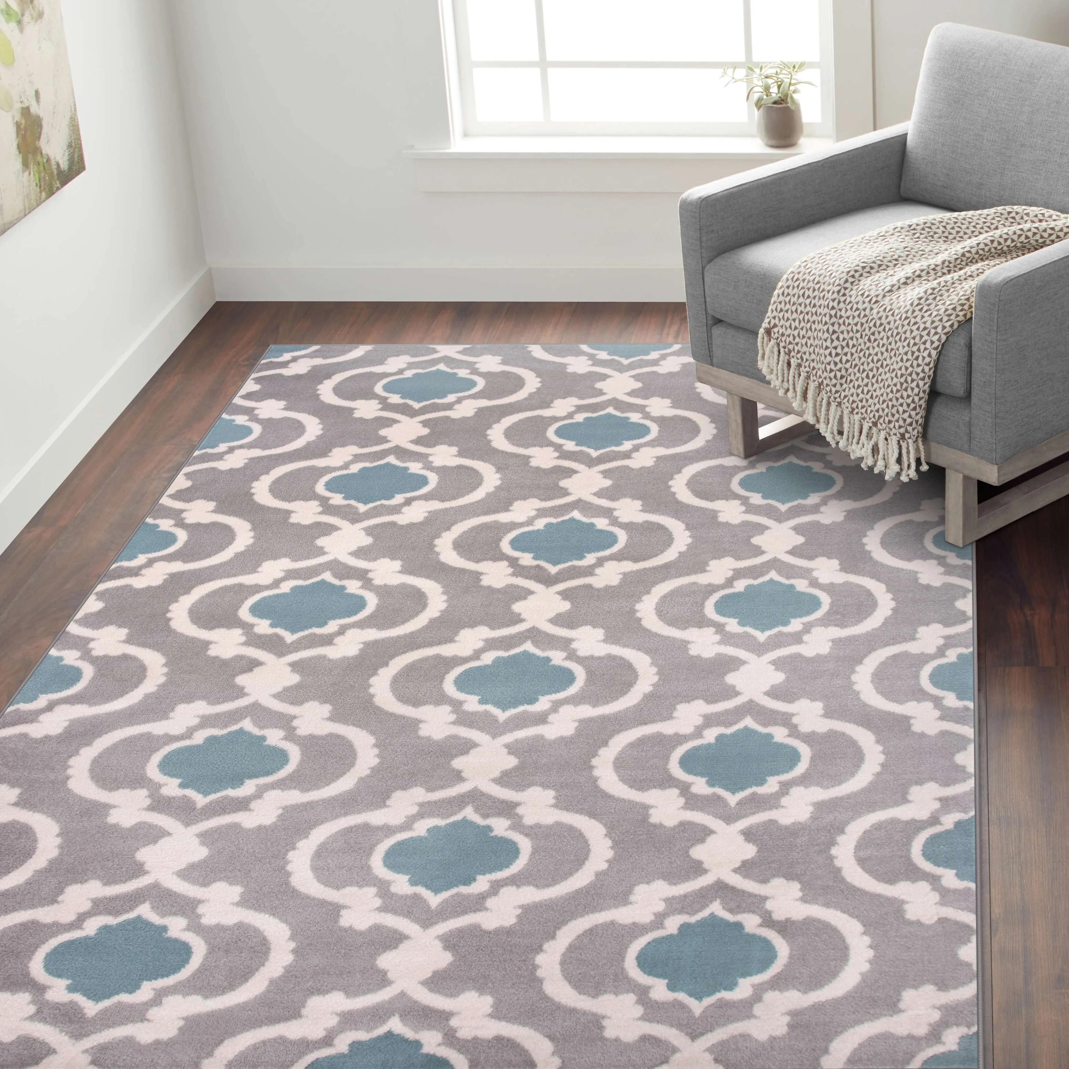 Porch & Den Touro Trellis Area Rug