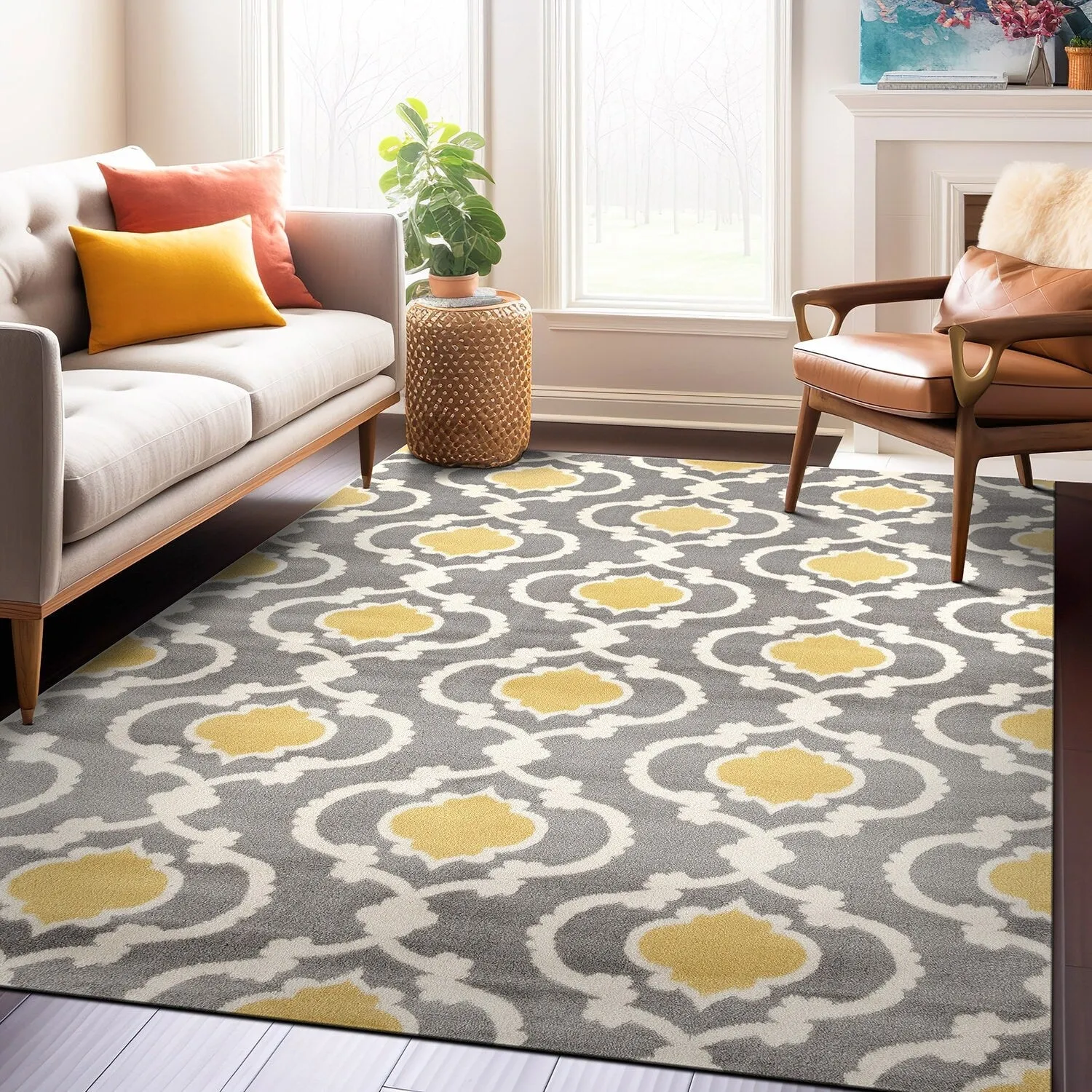 Porch & Den Touro Trellis Area Rug