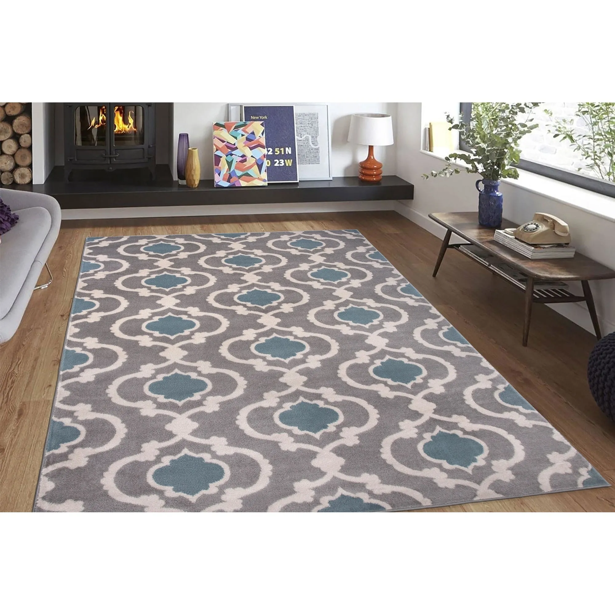 Porch & Den Touro Trellis Area Rug