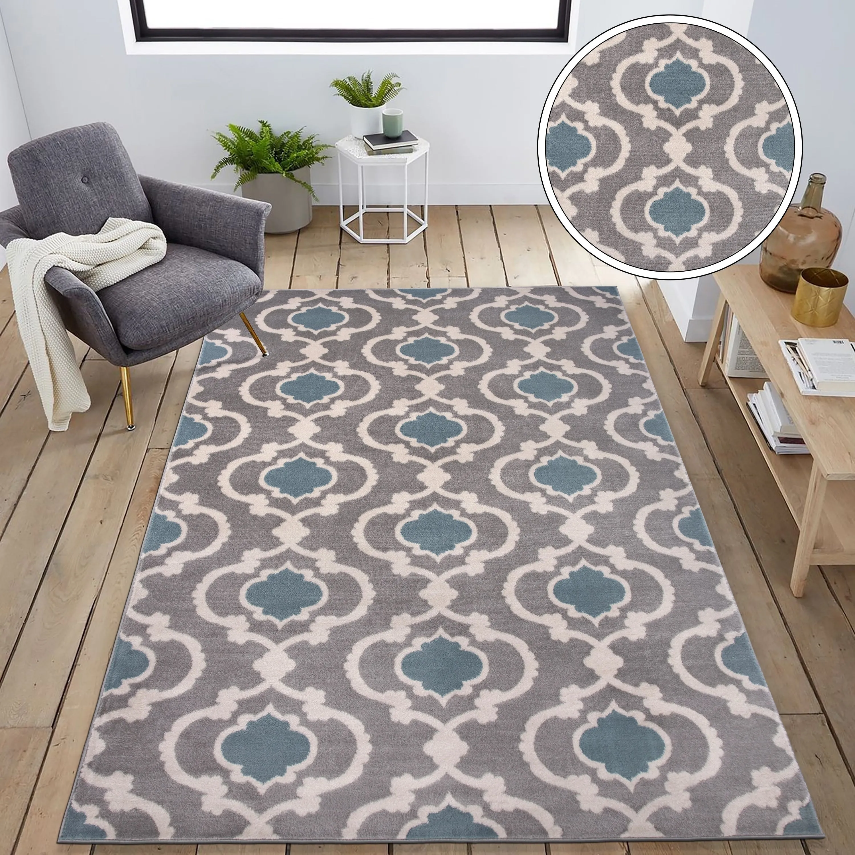 Porch & Den Touro Trellis Area Rug