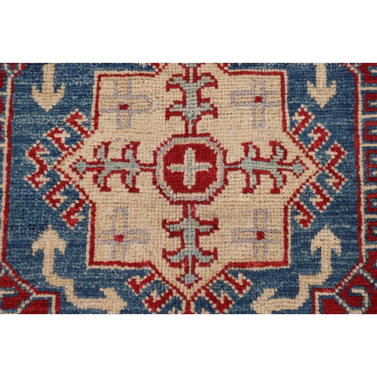 Red Kazak Oriental Area Rug Handmade Living Room Wool Carpet - 6'8 x 10'0