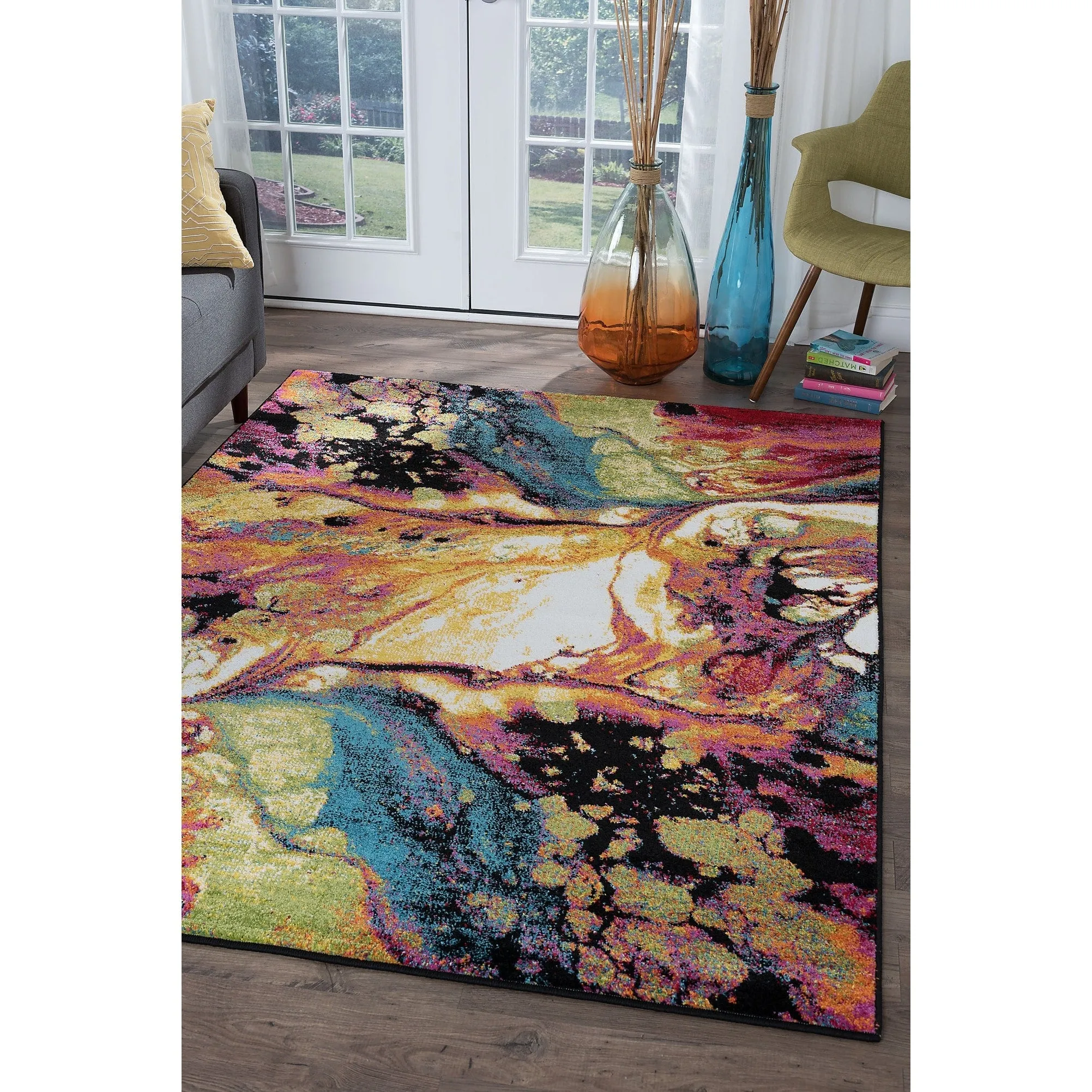 Rhapsody Modern & Contemporary Abstract Indoor Area Rug
