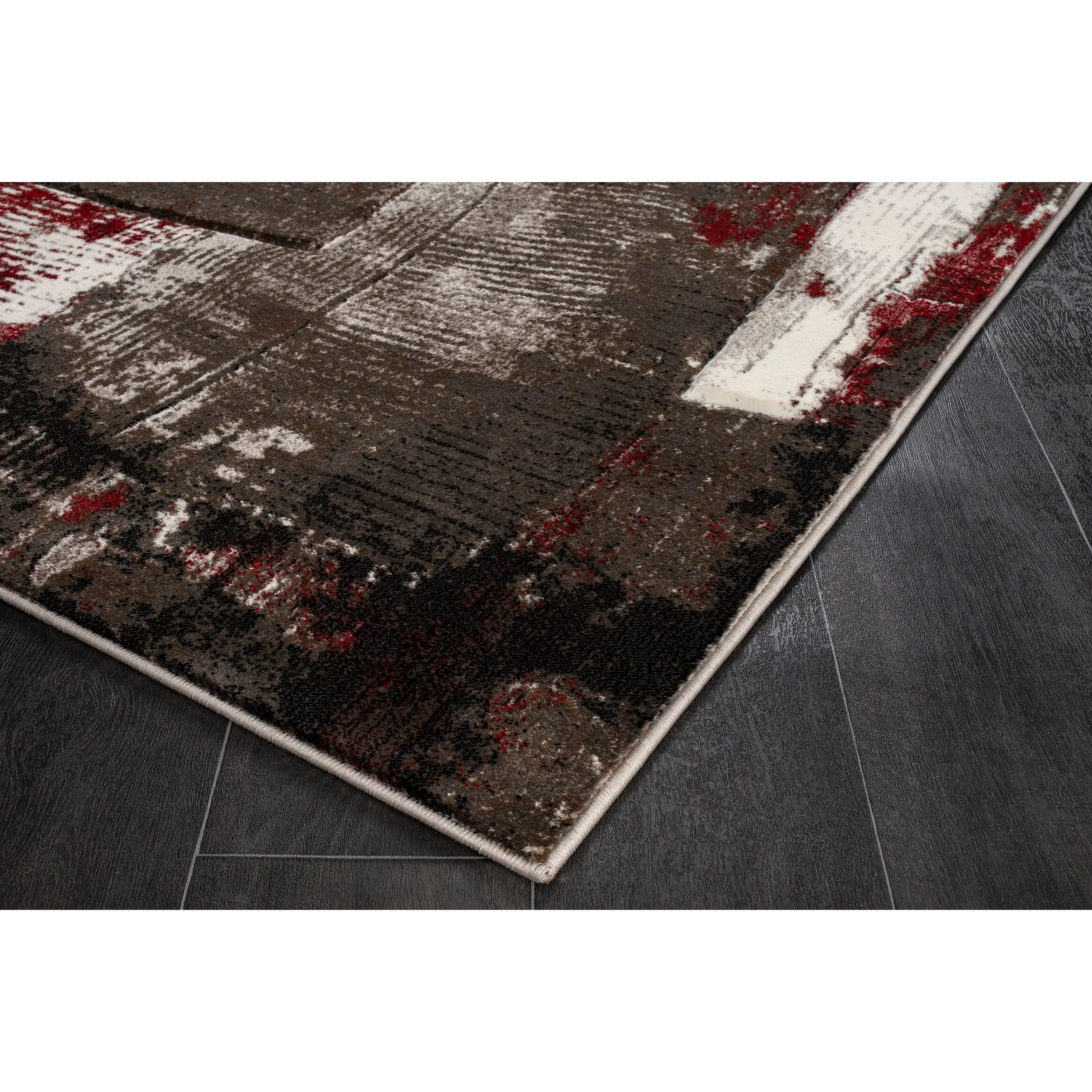 Rhodes Collection Abstract Area Rug