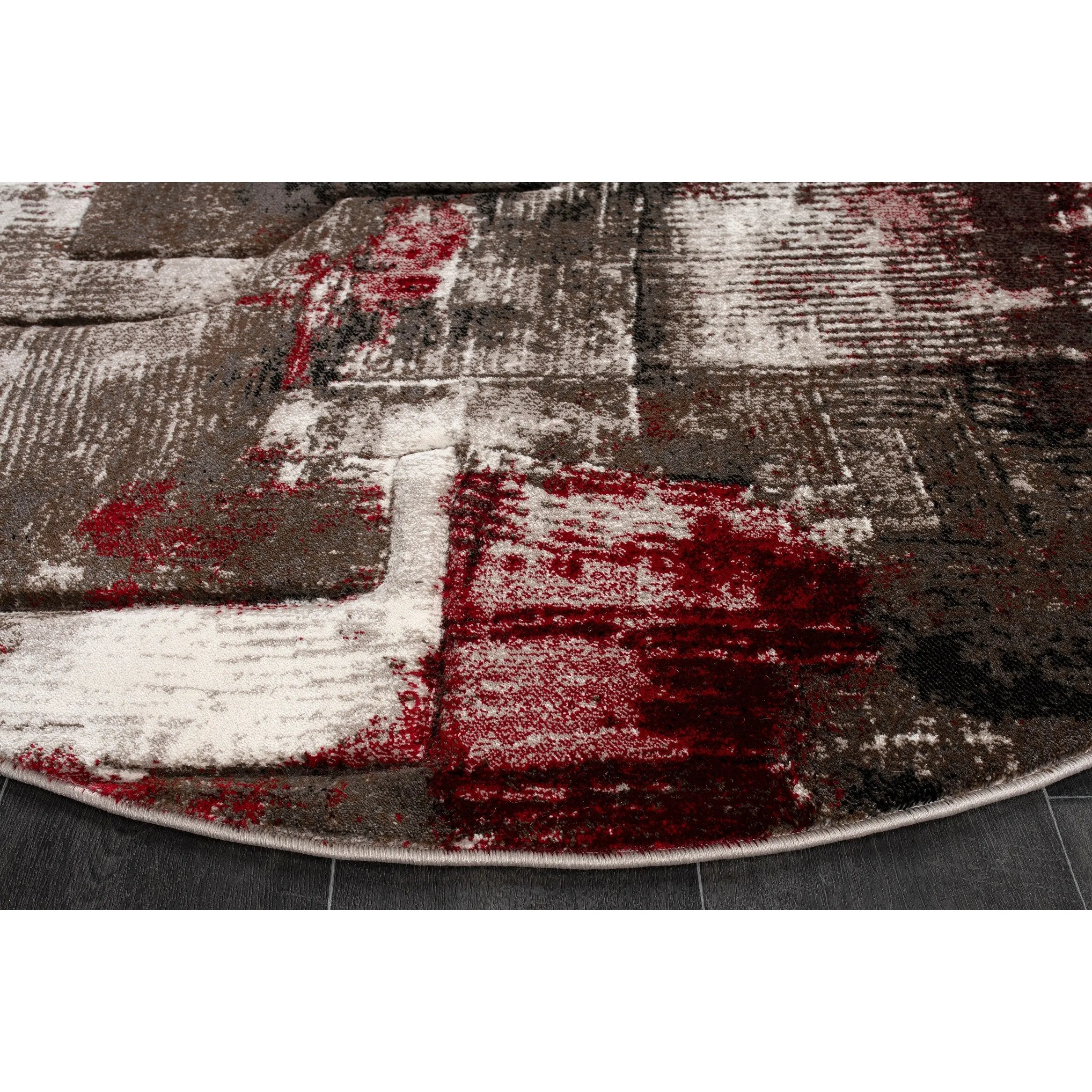 Rhodes Collection Abstract Area Rug