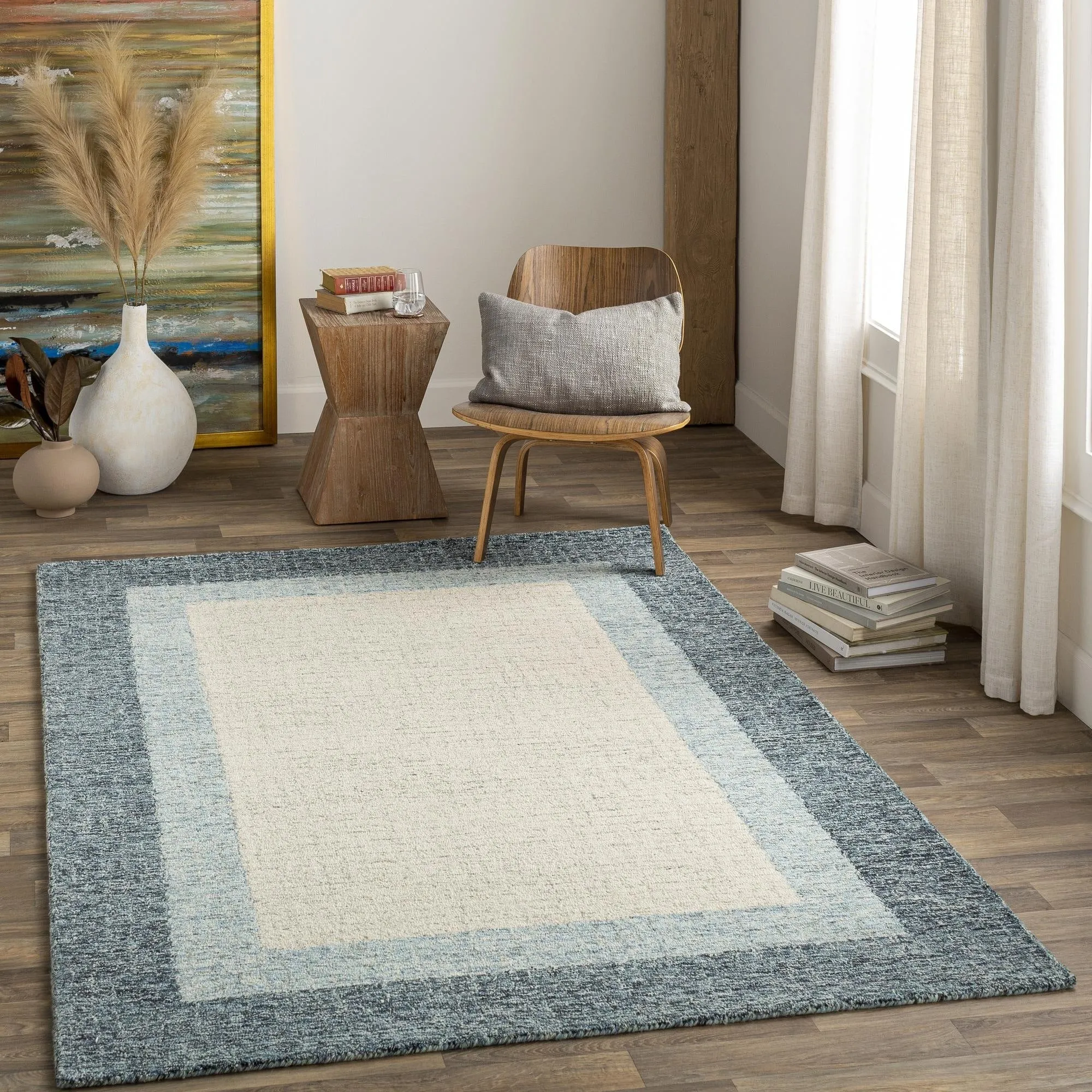Rosina Minimalist Abstract Area Rug