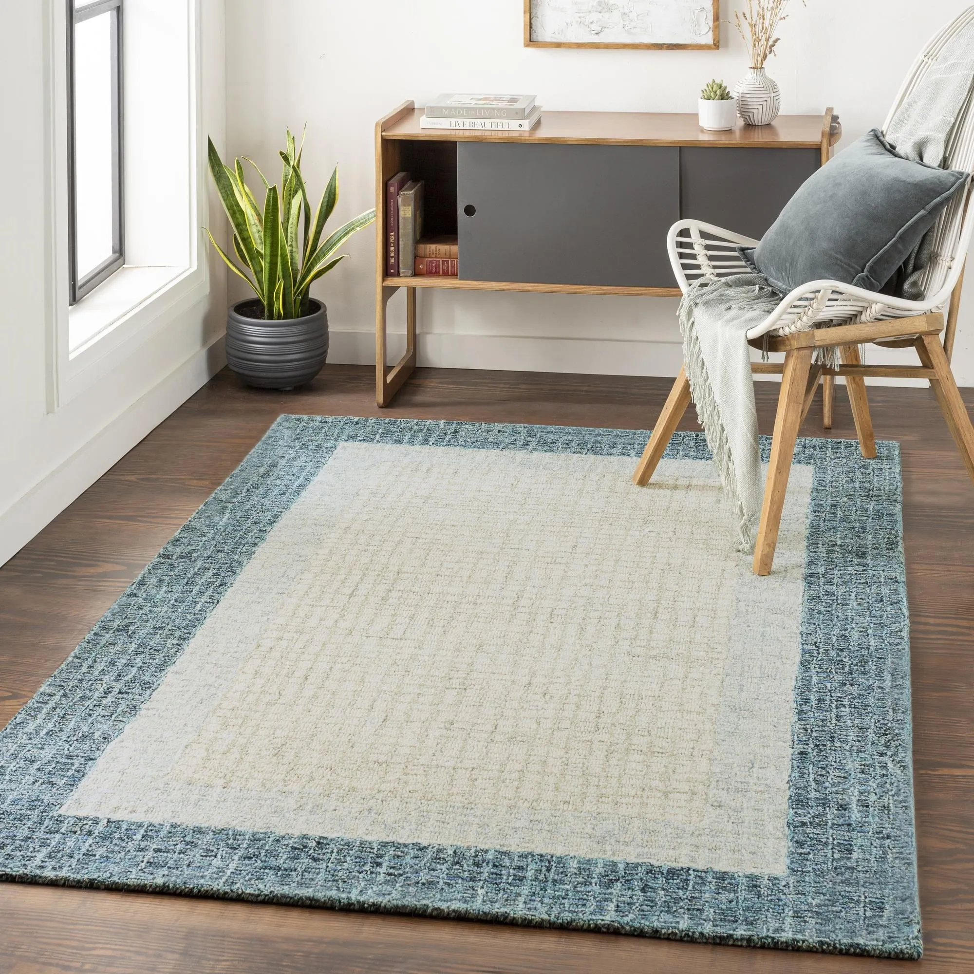 Rosina Minimalist Abstract Area Rug