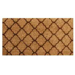 Rubber-Cal The Moroccan Coir Mats - 18 x 30 - Brown or Green