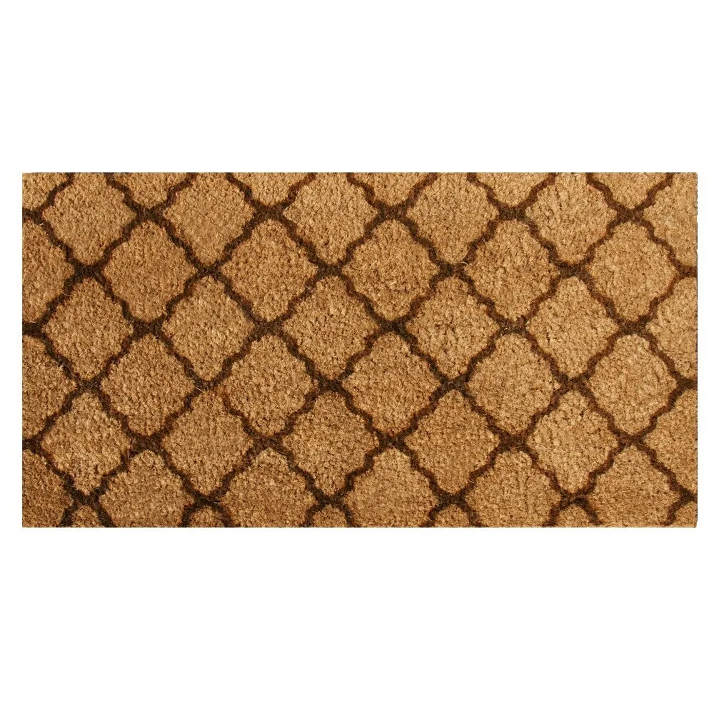 Rubber-Cal The Moroccan Coir Mats - 18 x 30 - Brown or Green