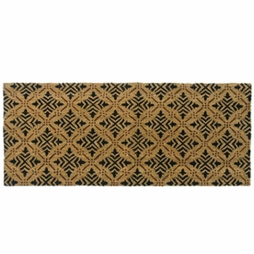 Rubber-Cal Classic Fleur de Lis French Matting Doormat. 24 by 57-Inch