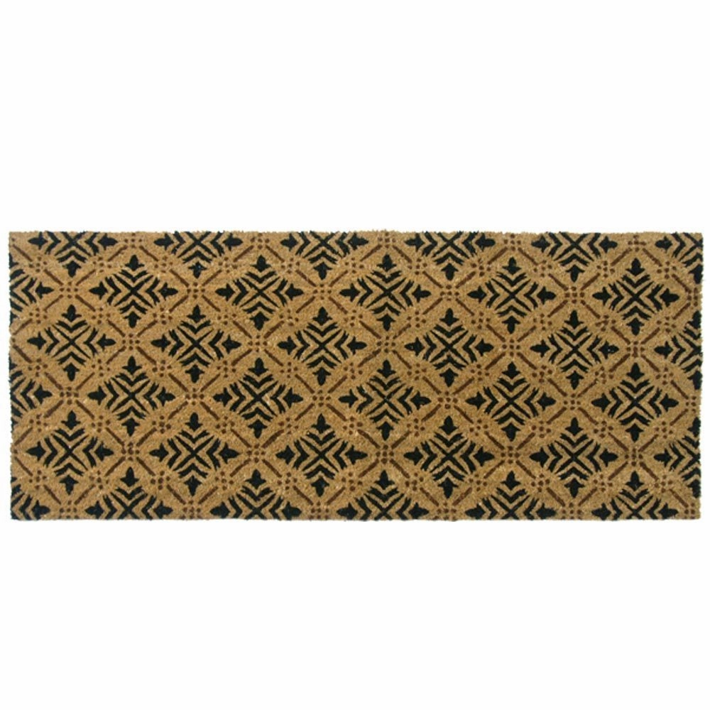 Rubber-Cal Classic Fleur de Lis French Matting Doormat. 24 by 57-Inch