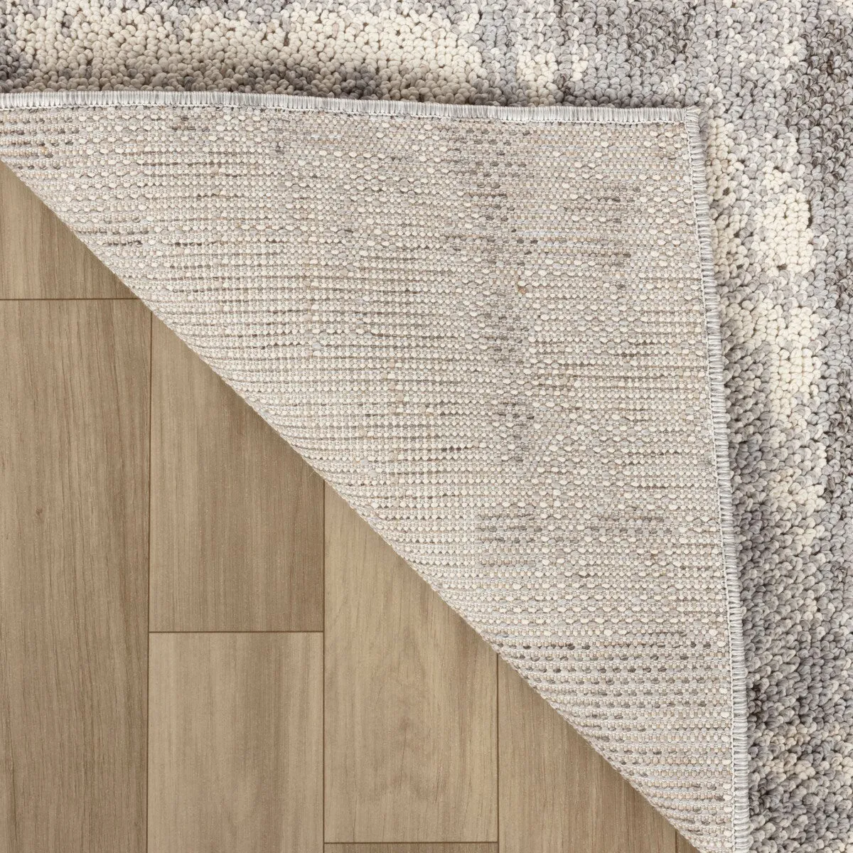 Rug Branch Abstract Modern Grey Beige Indoor Area Rug