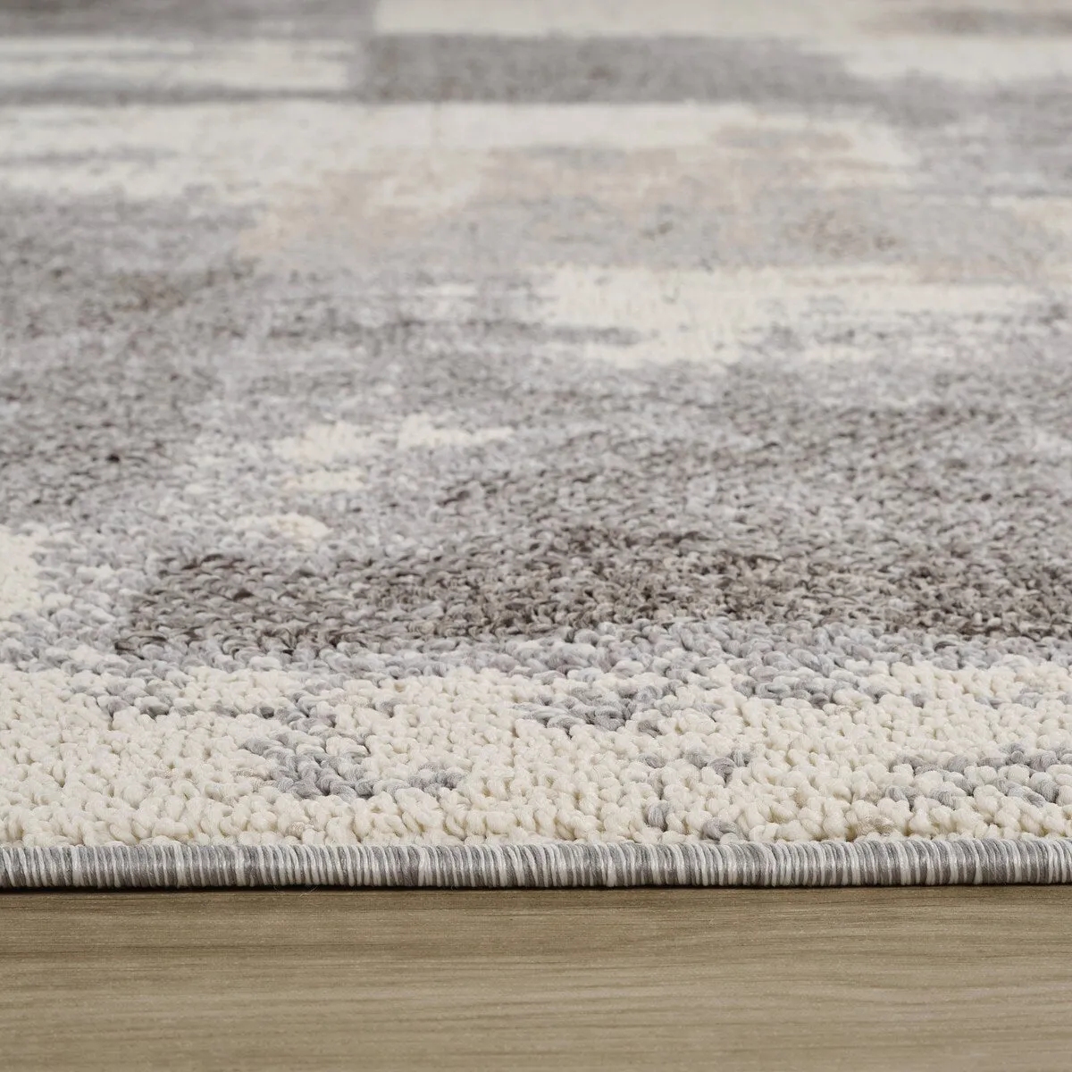 Rug Branch Abstract Modern Grey Beige Indoor Area Rug