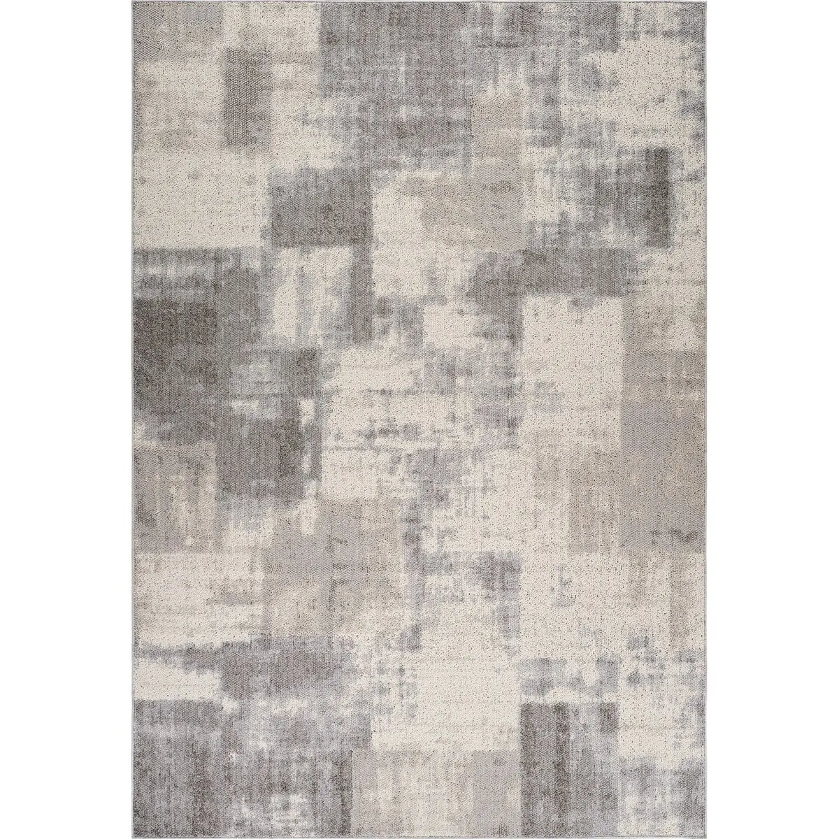 Rug Branch Abstract Modern Grey Beige Indoor Area Rug