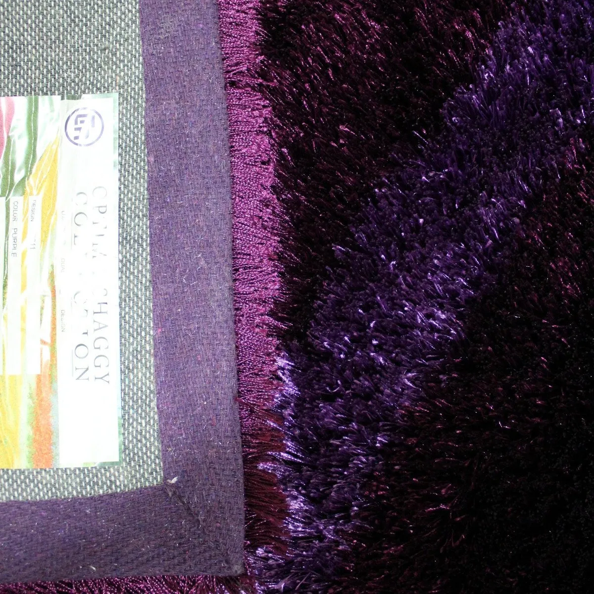 RugBerry Optima Dark Purple Light Purple Abstract Geometric Area Rug
