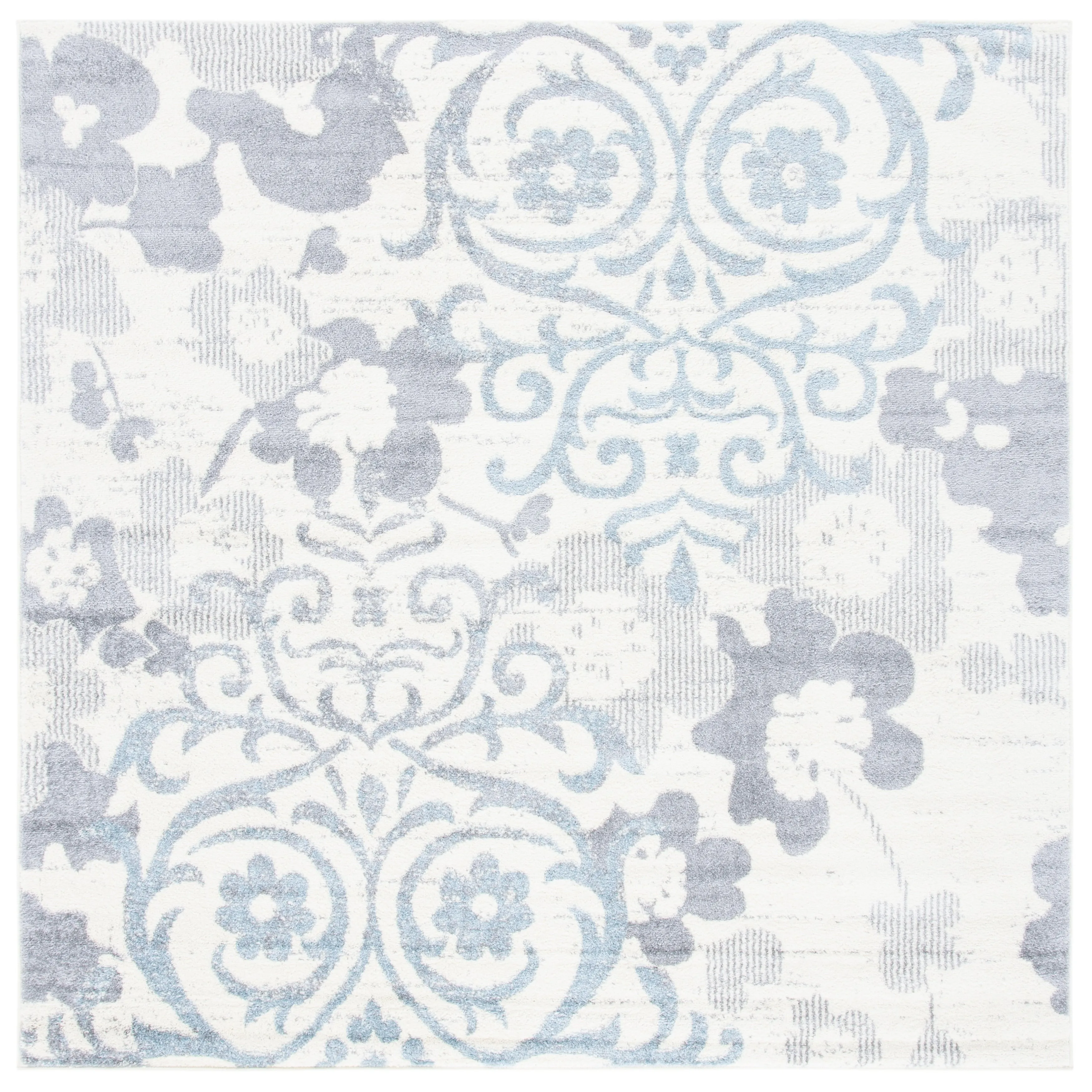 SAFAVIEH. Adirondack Rena Damask Floral Distressed Rug