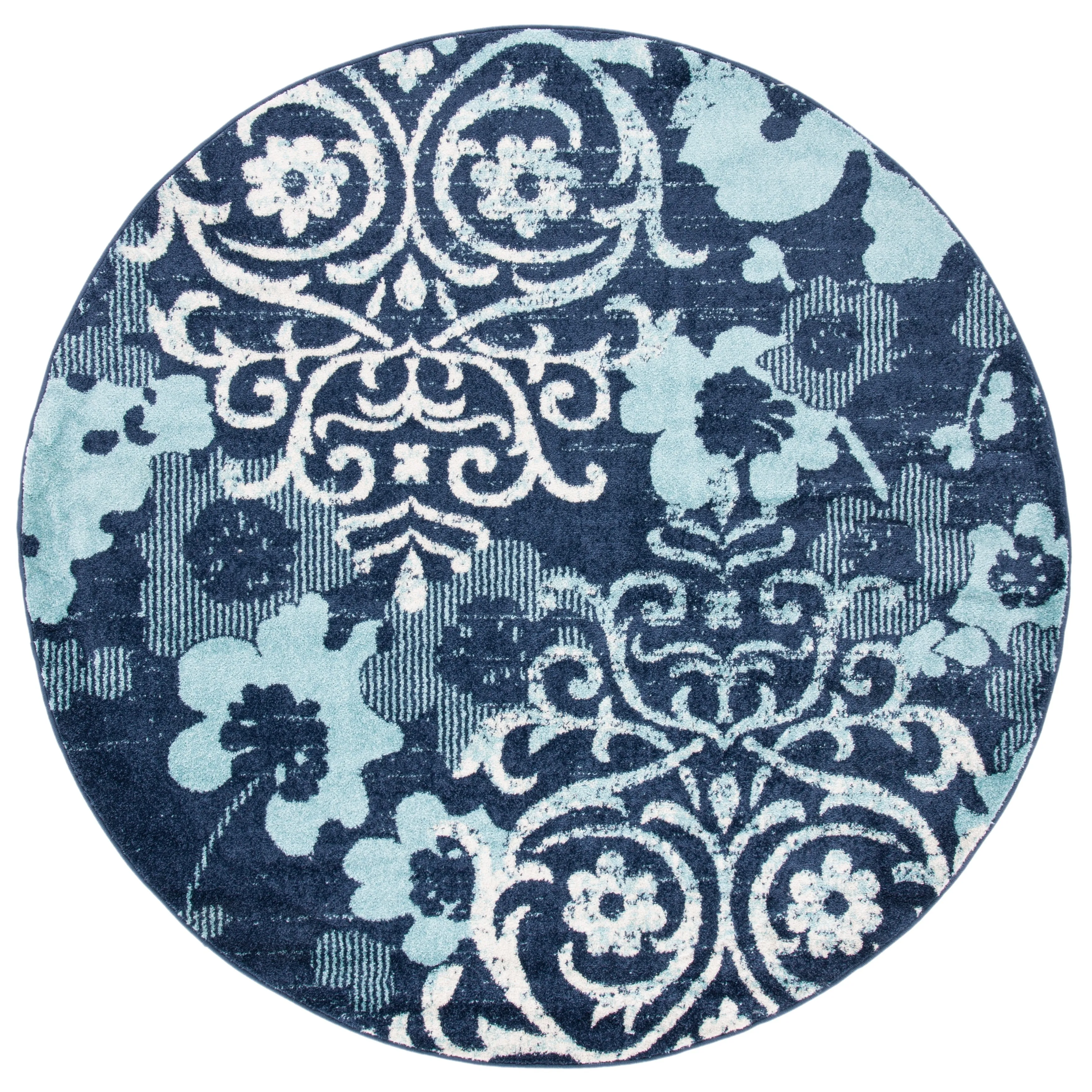 SAFAVIEH. Adirondack Rena Damask Floral Distressed Rug