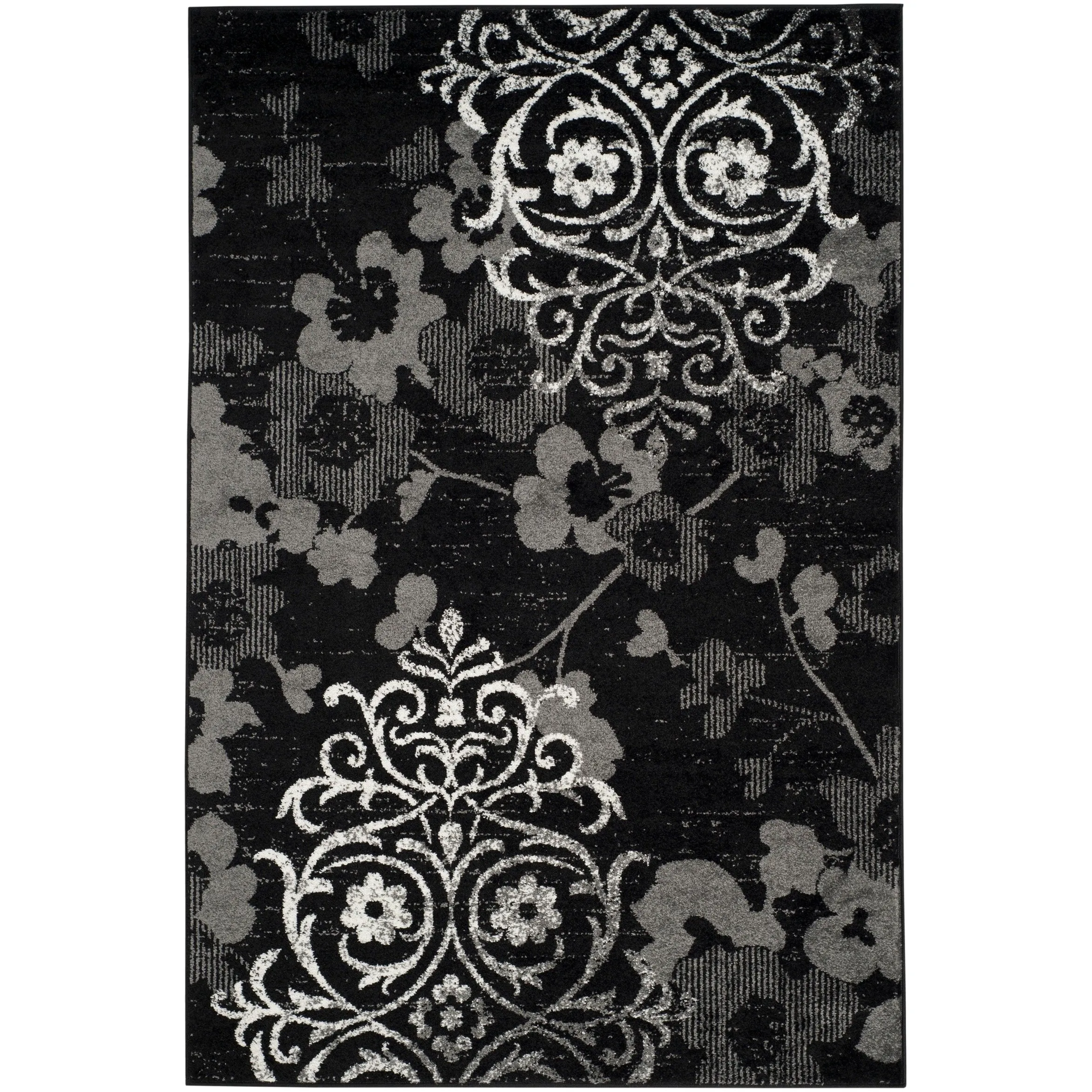 SAFAVIEH. Adirondack Rena Damask Floral Distressed Rug