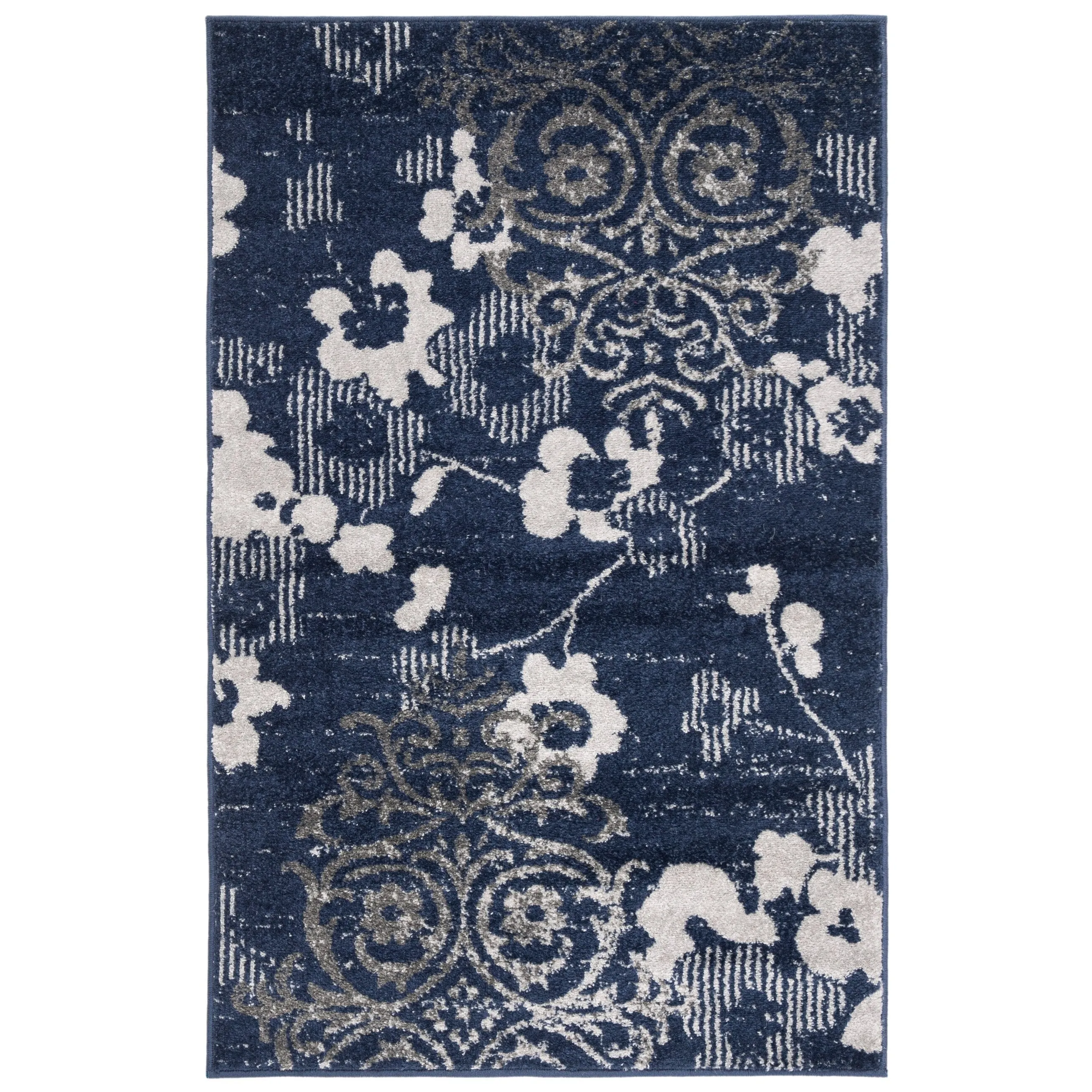 SAFAVIEH. Adirondack Rena Damask Floral Distressed Rug