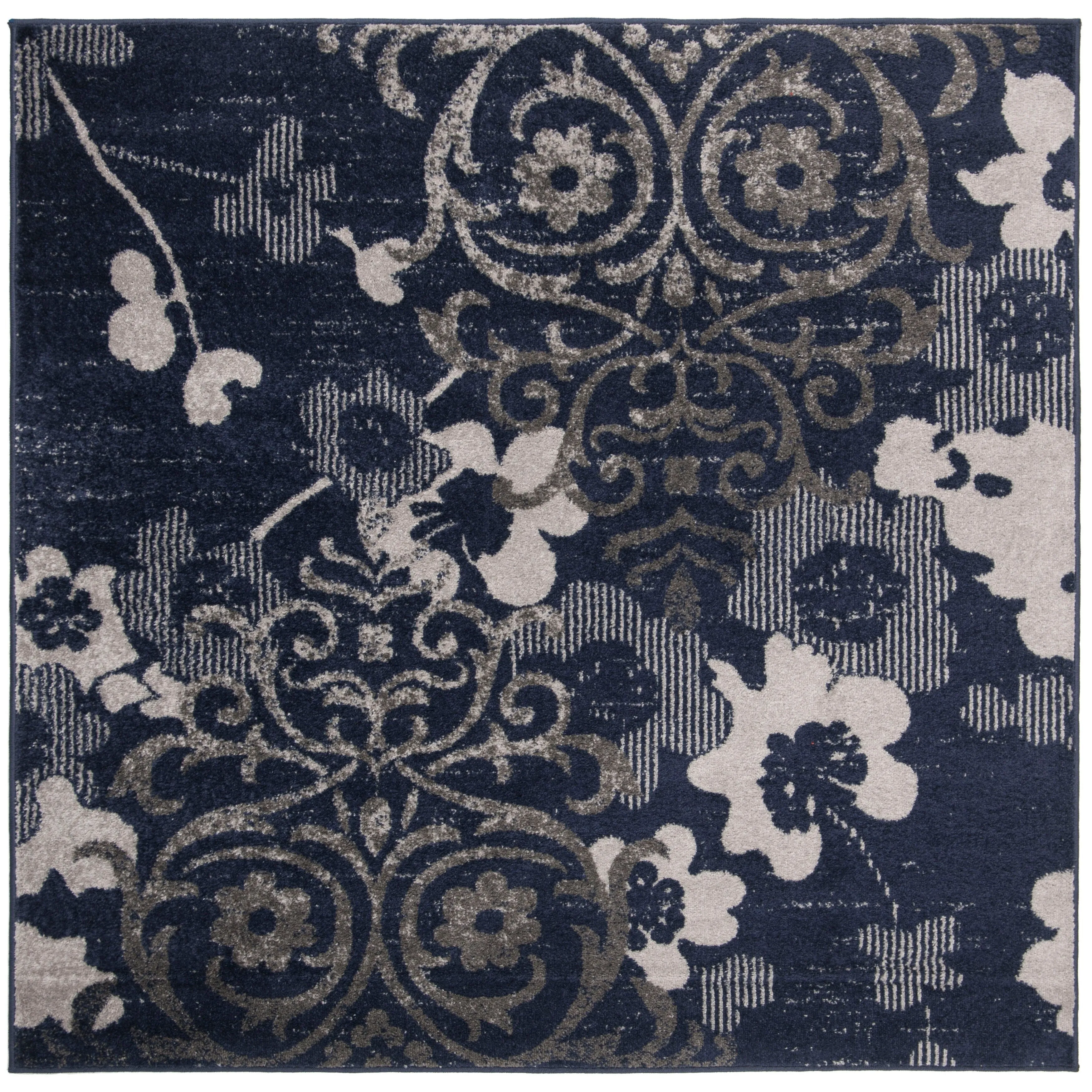 SAFAVIEH. Adirondack Rena Damask Floral Distressed Rug