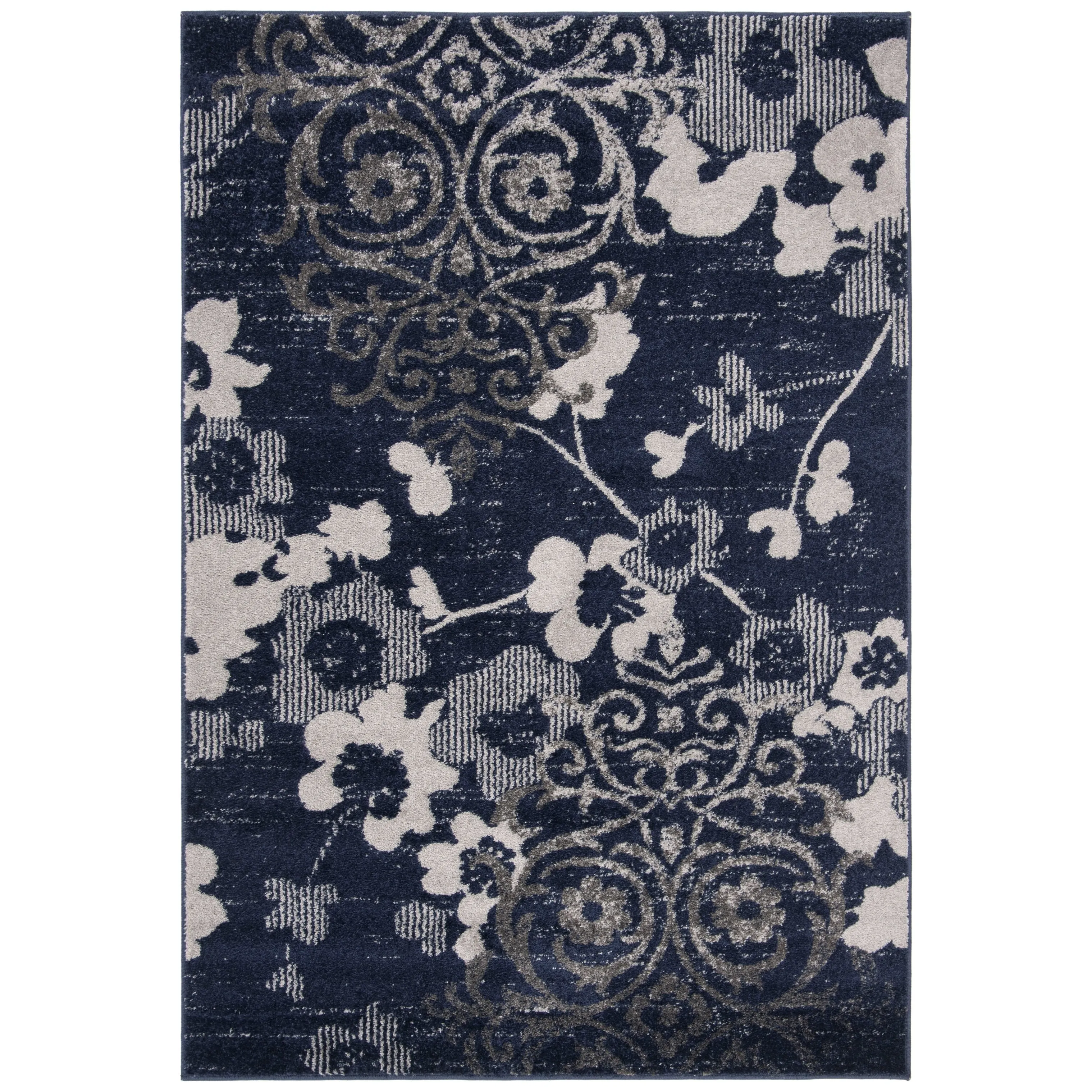 SAFAVIEH. Adirondack Rena Damask Floral Distressed Rug