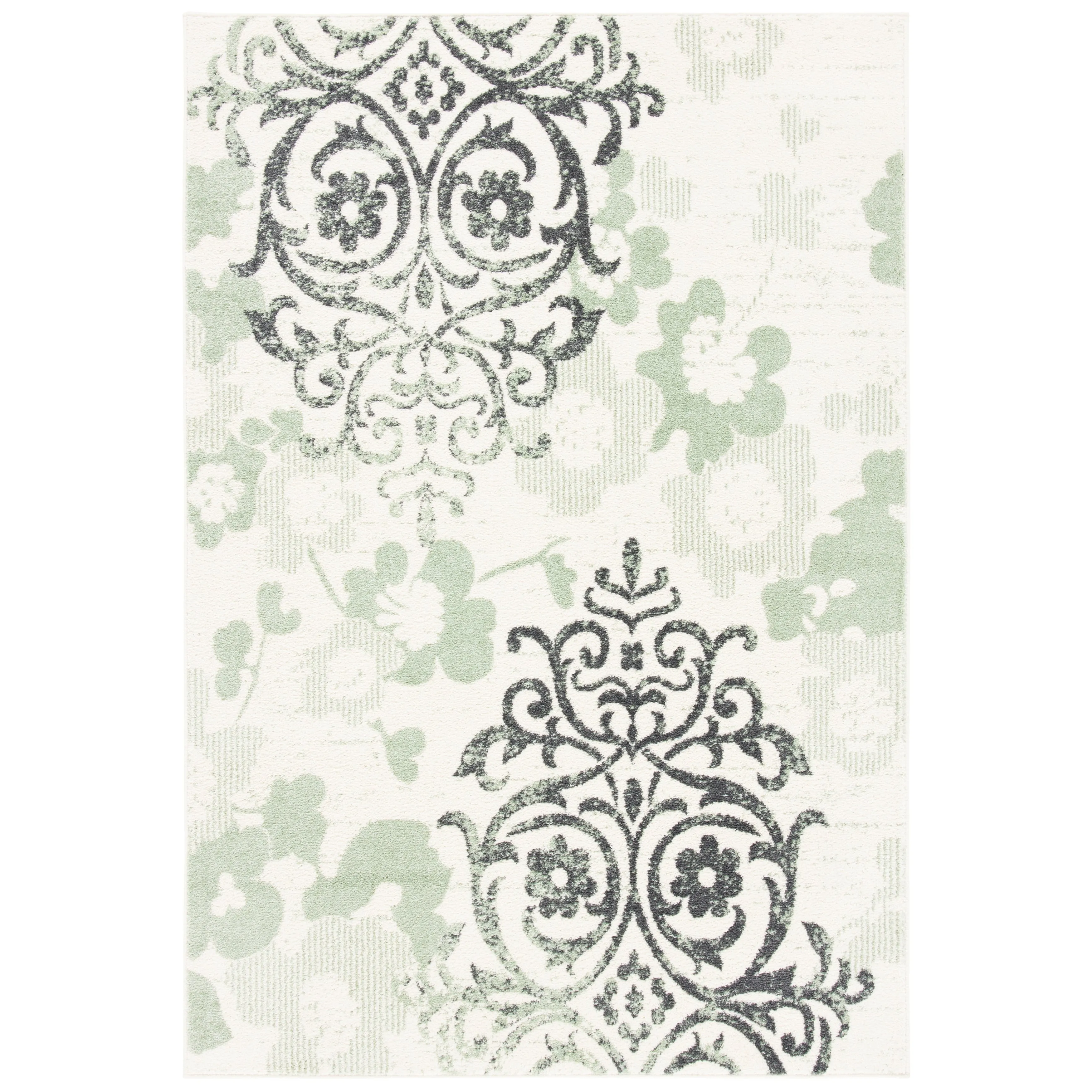 SAFAVIEH. Adirondack Rena Damask Floral Distressed Rug