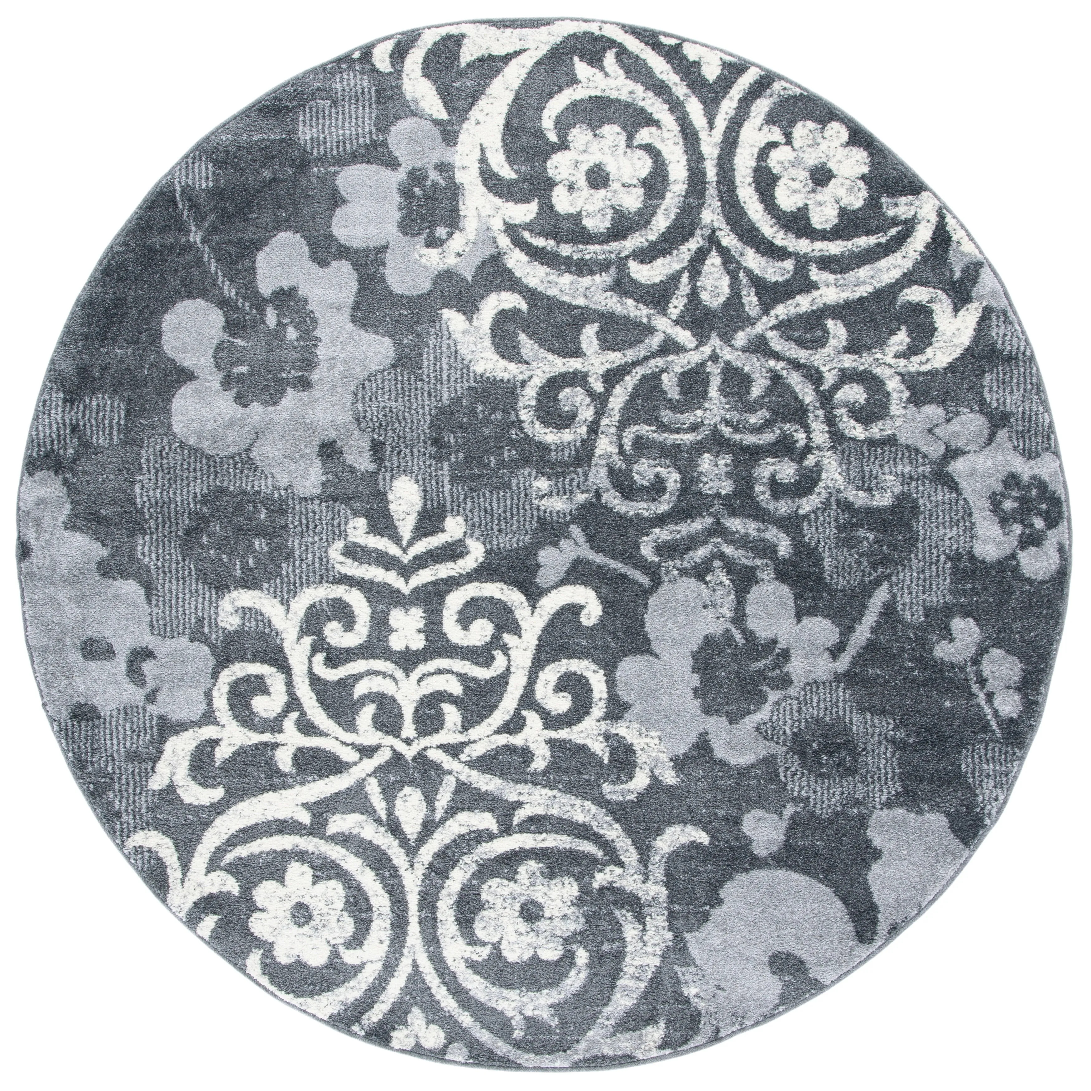 SAFAVIEH. Adirondack Rena Damask Floral Distressed Rug