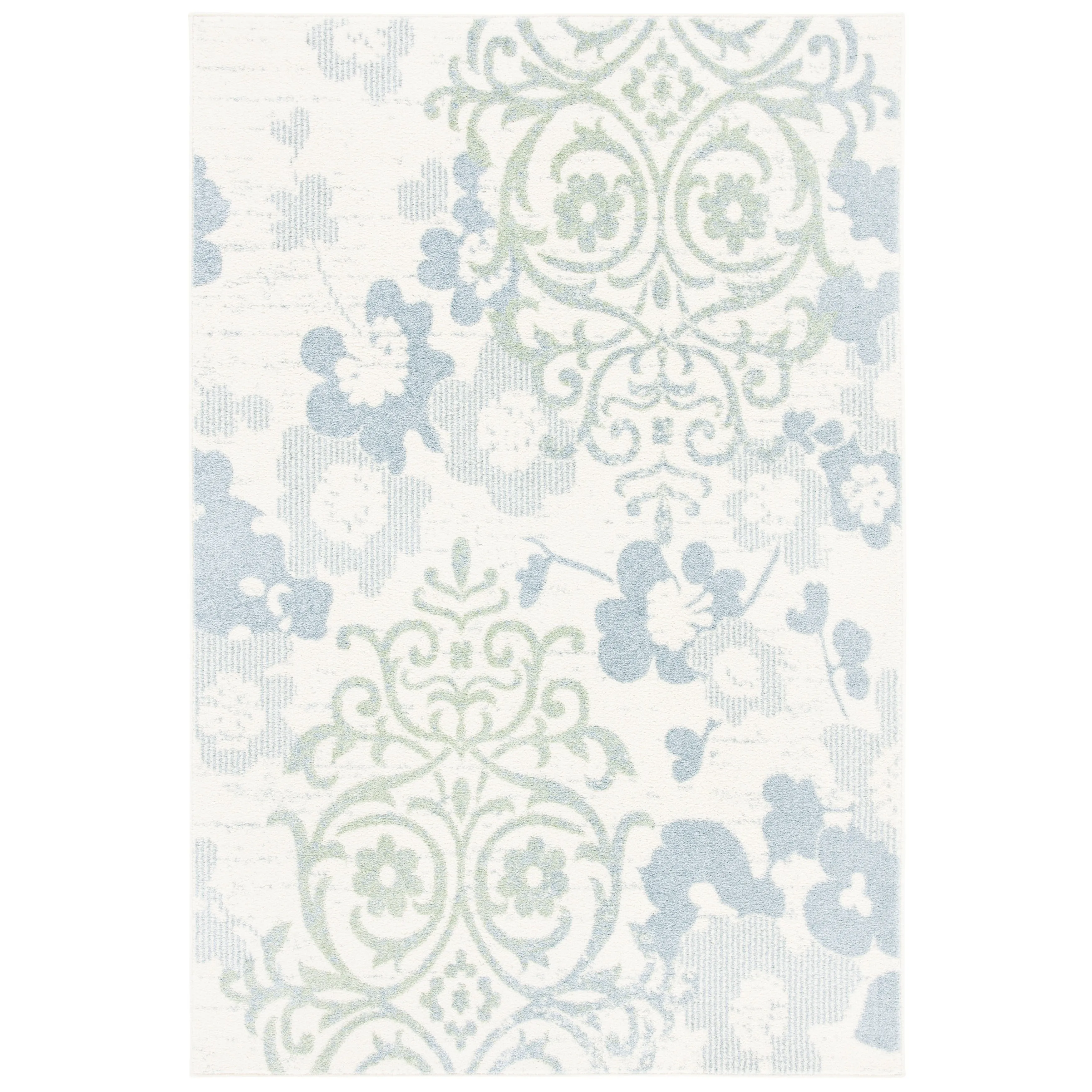 SAFAVIEH. Adirondack Rena Damask Floral Distressed Rug