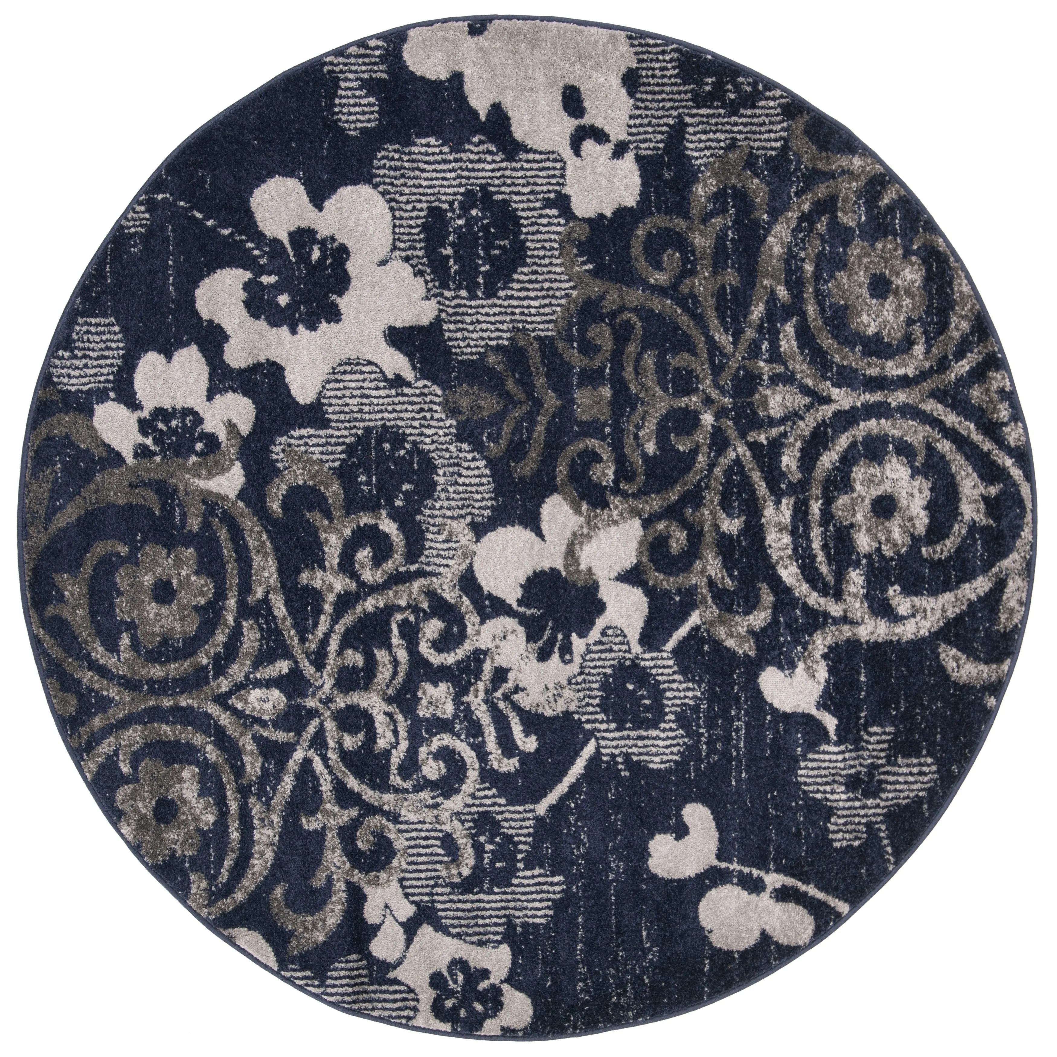 SAFAVIEH. Adirondack Rena Damask Floral Distressed Rug