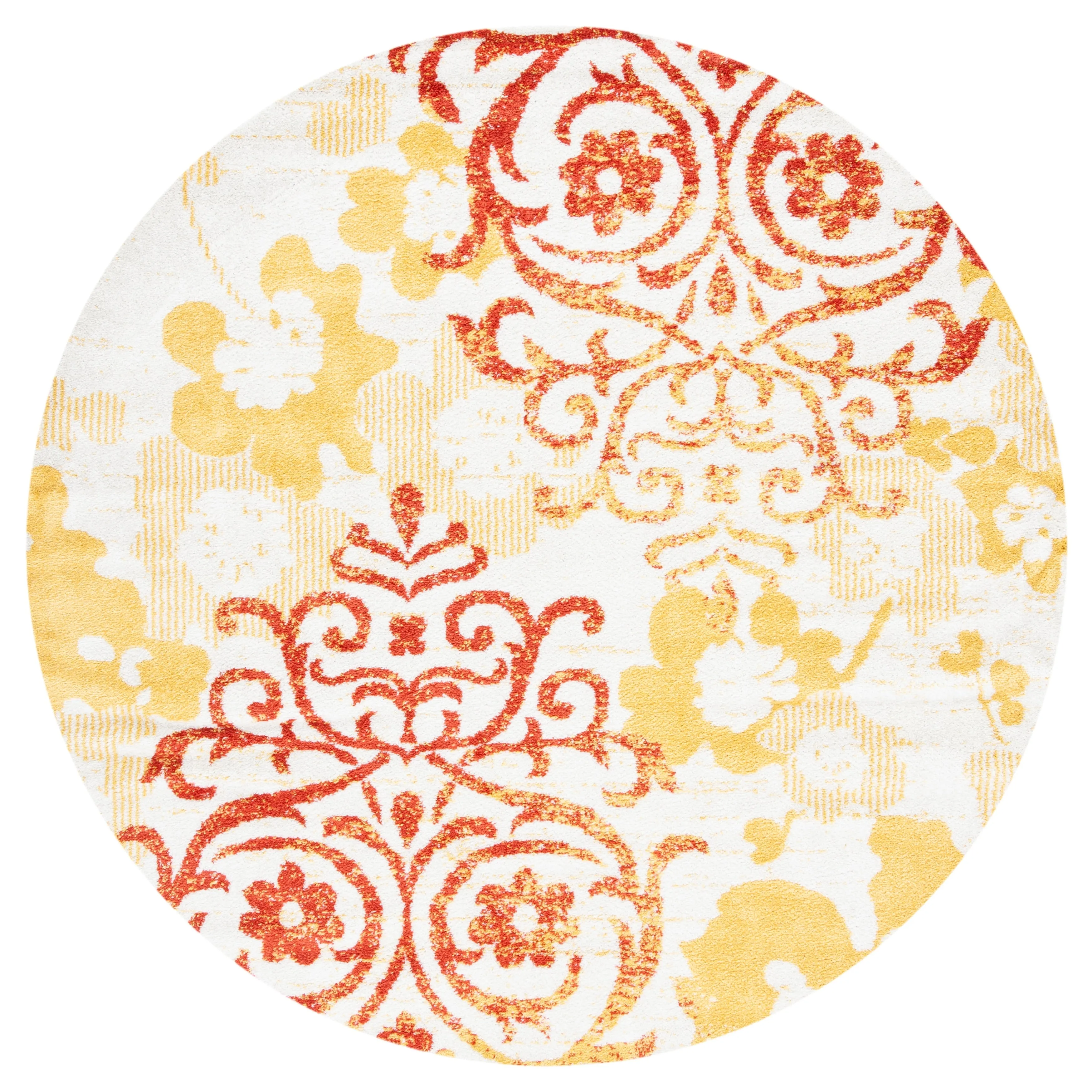 SAFAVIEH. Adirondack Rena Damask Floral Distressed Rug