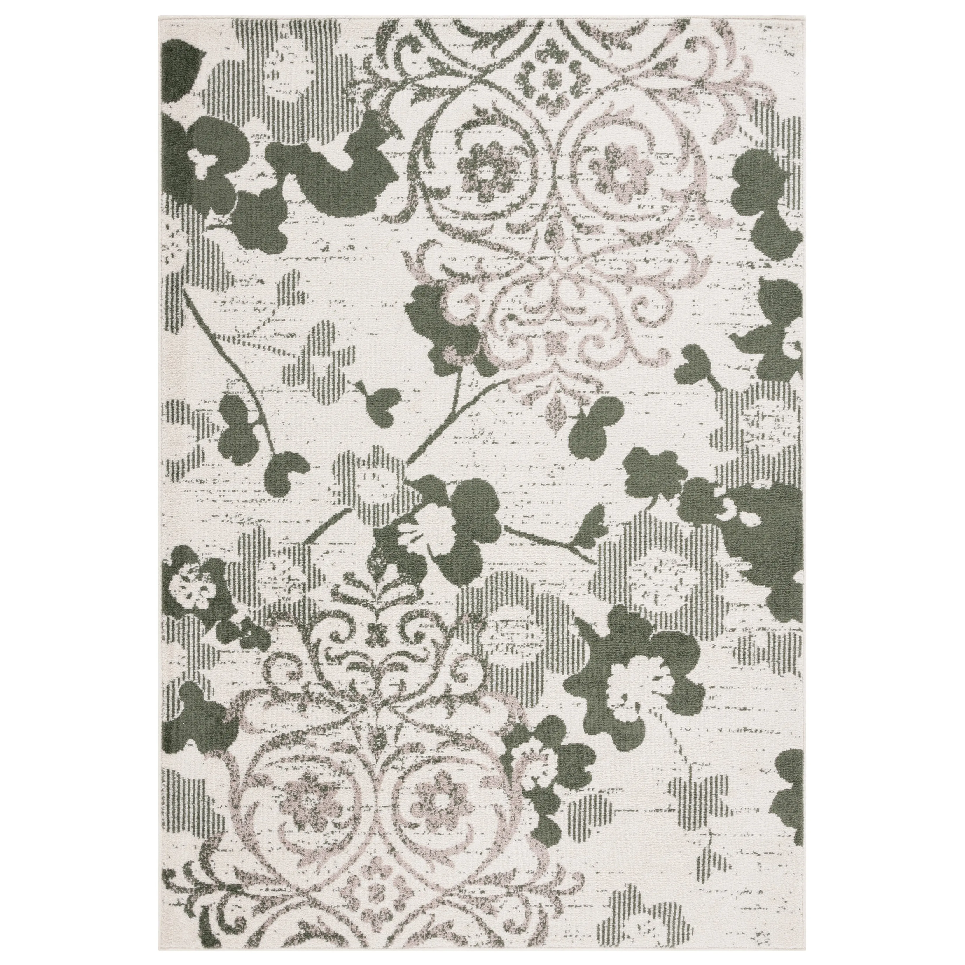 SAFAVIEH. Adirondack Rena Damask Floral Distressed Rug