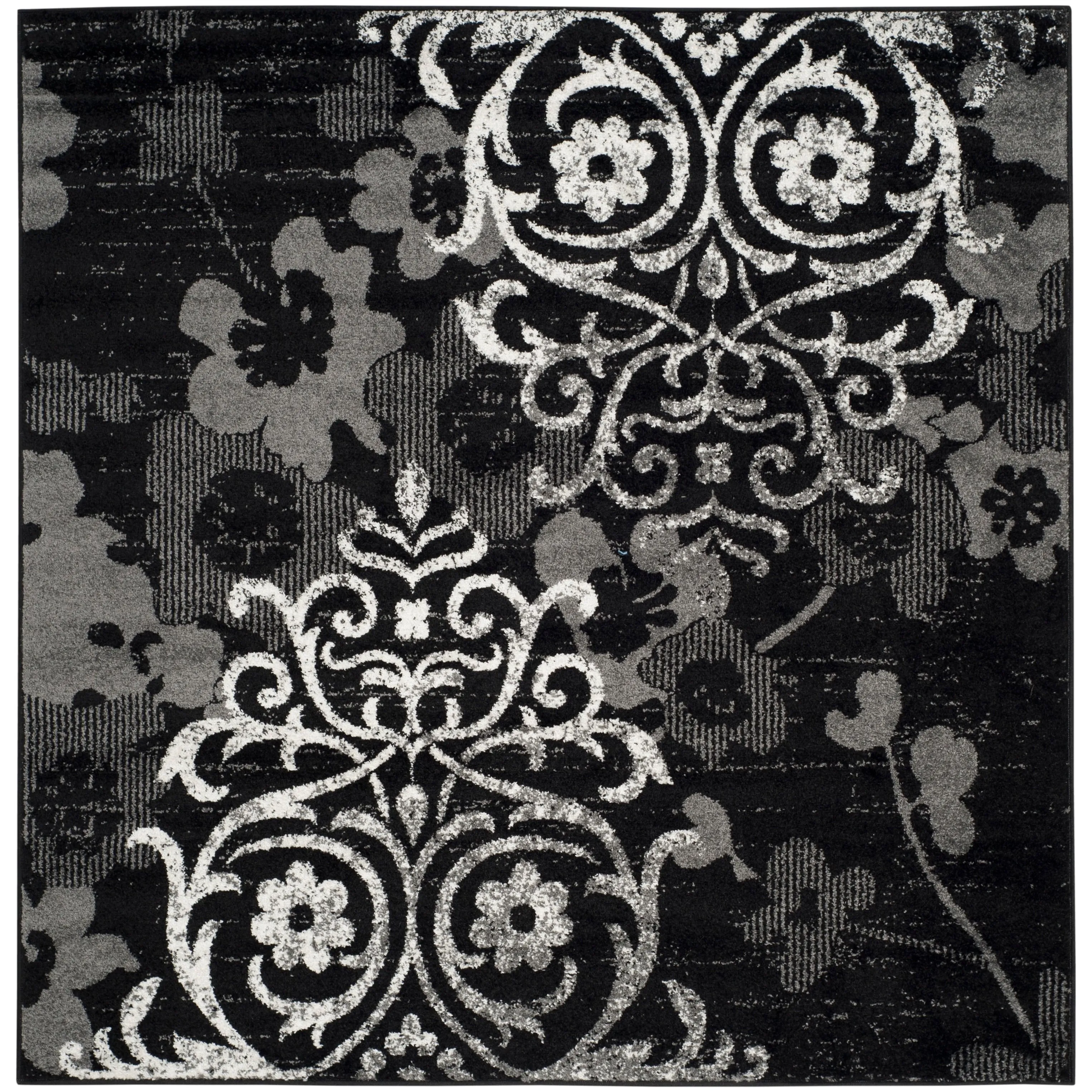 SAFAVIEH. Adirondack Rena Damask Floral Distressed Rug